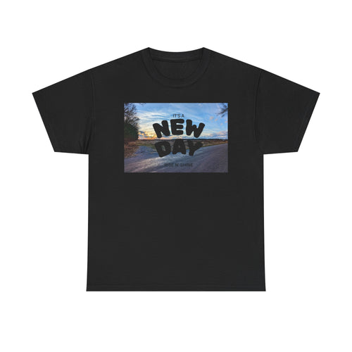 New Day Sunrise T-Shirt | Inspirational Beach Graphic Tee for Men & Women