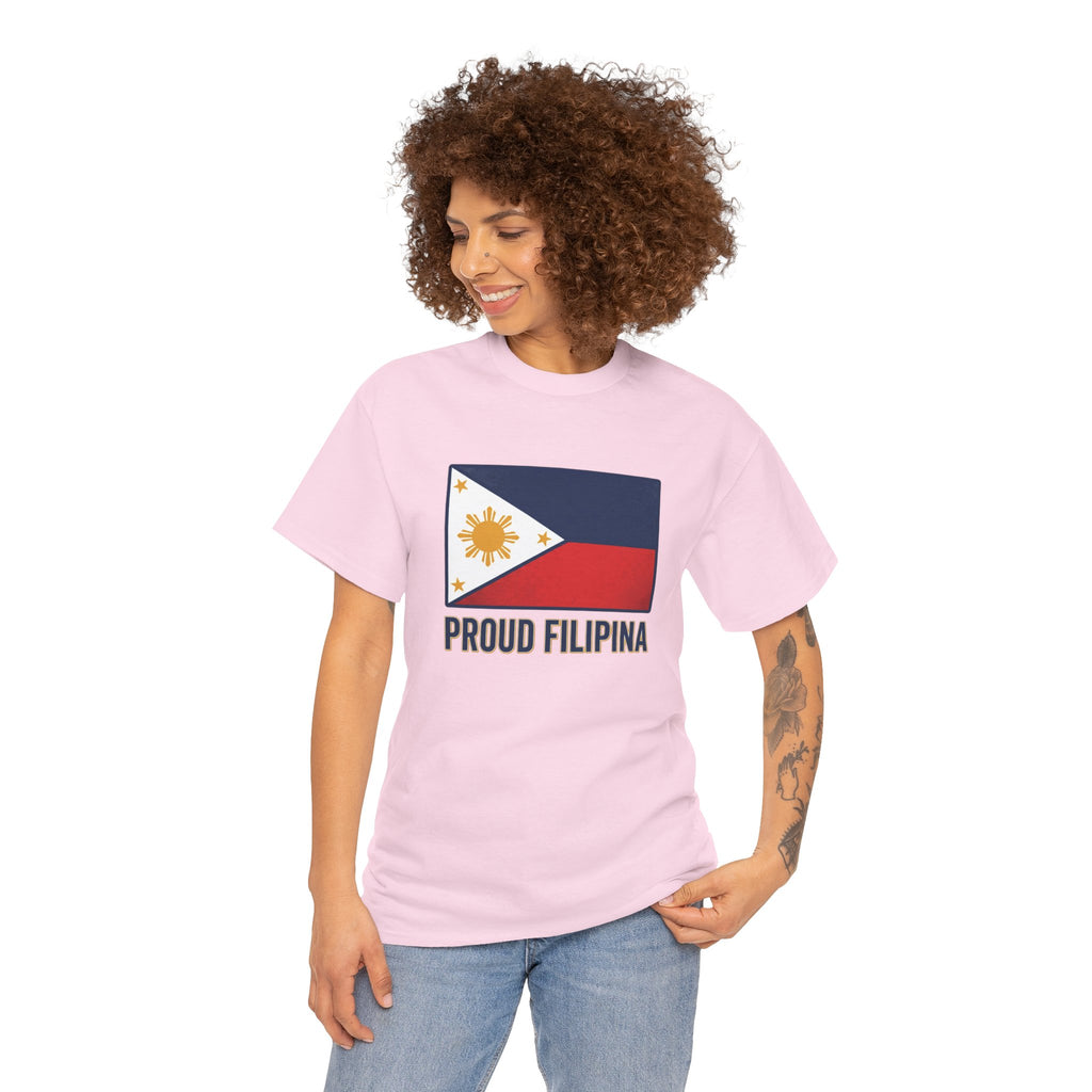 Filipina Flag T-Shirt – "Proud Filipina" Patriotic Tee