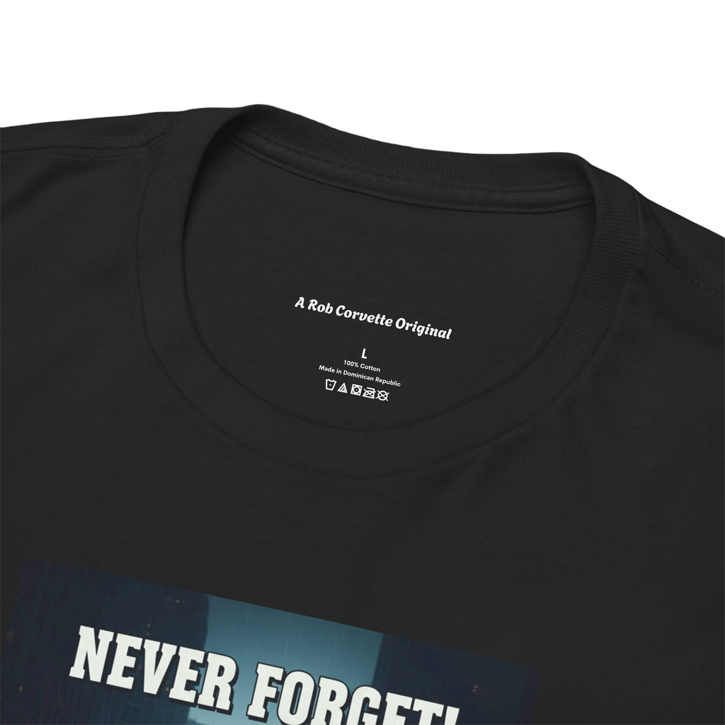 Never Forget Police T-Shirt | Real Men Of Honor | Police Officer Tribute Tee | Law Enforcement Gift | Hero Shirt