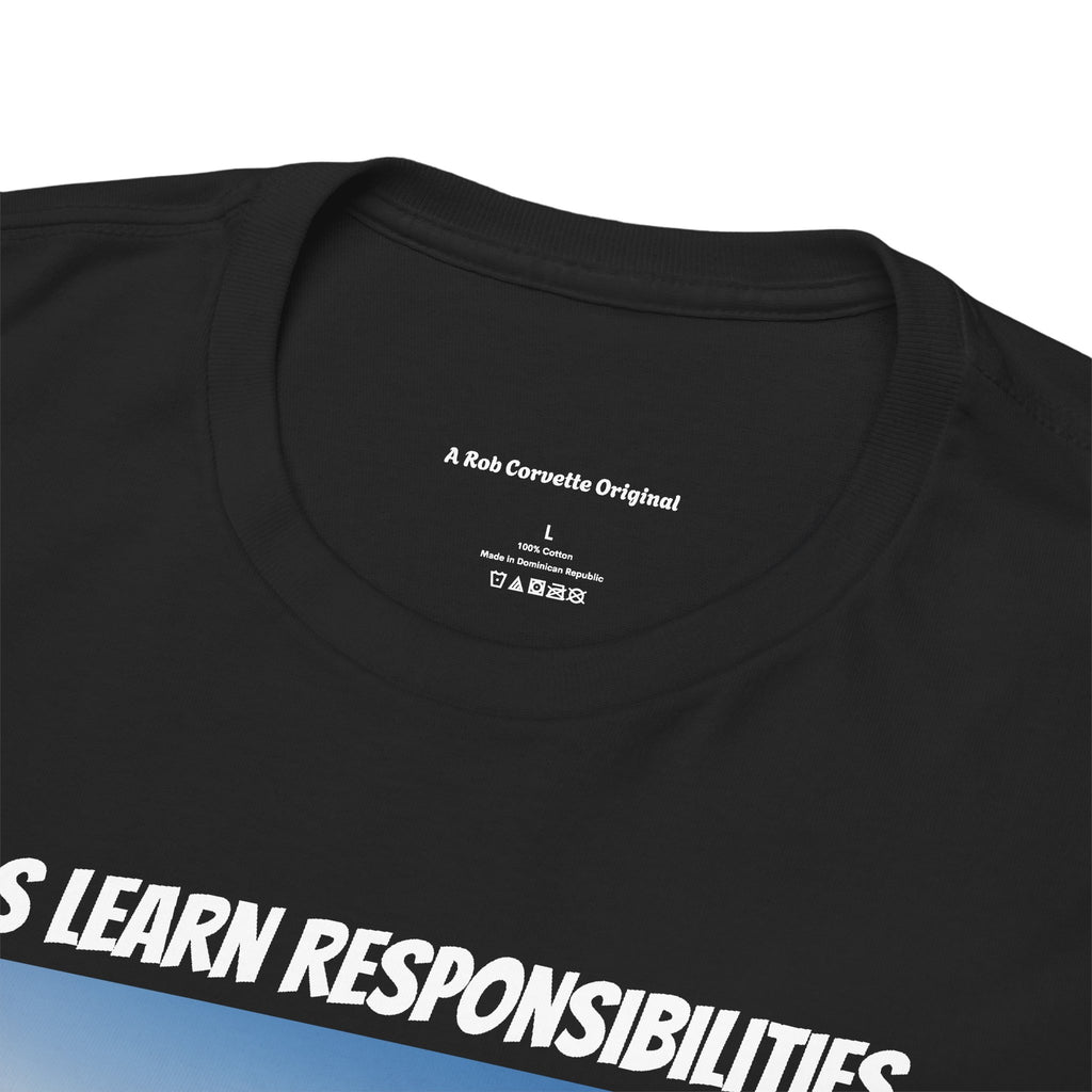 Kids Learn Responsibilities Shirt - You Can Never Have Too Many Hugs - Happy Farm Collection Tee - Farm Kids Gift - Homestead Family Shirt