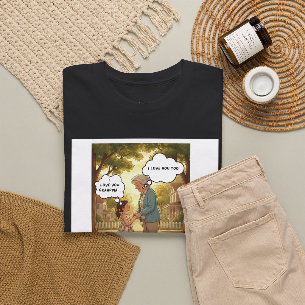 Grandma Collection Bundle | I Love You Grandma Shirts | Grandson & Granddaughter Set | Grandparents Day Gift | Memorial Gift Set