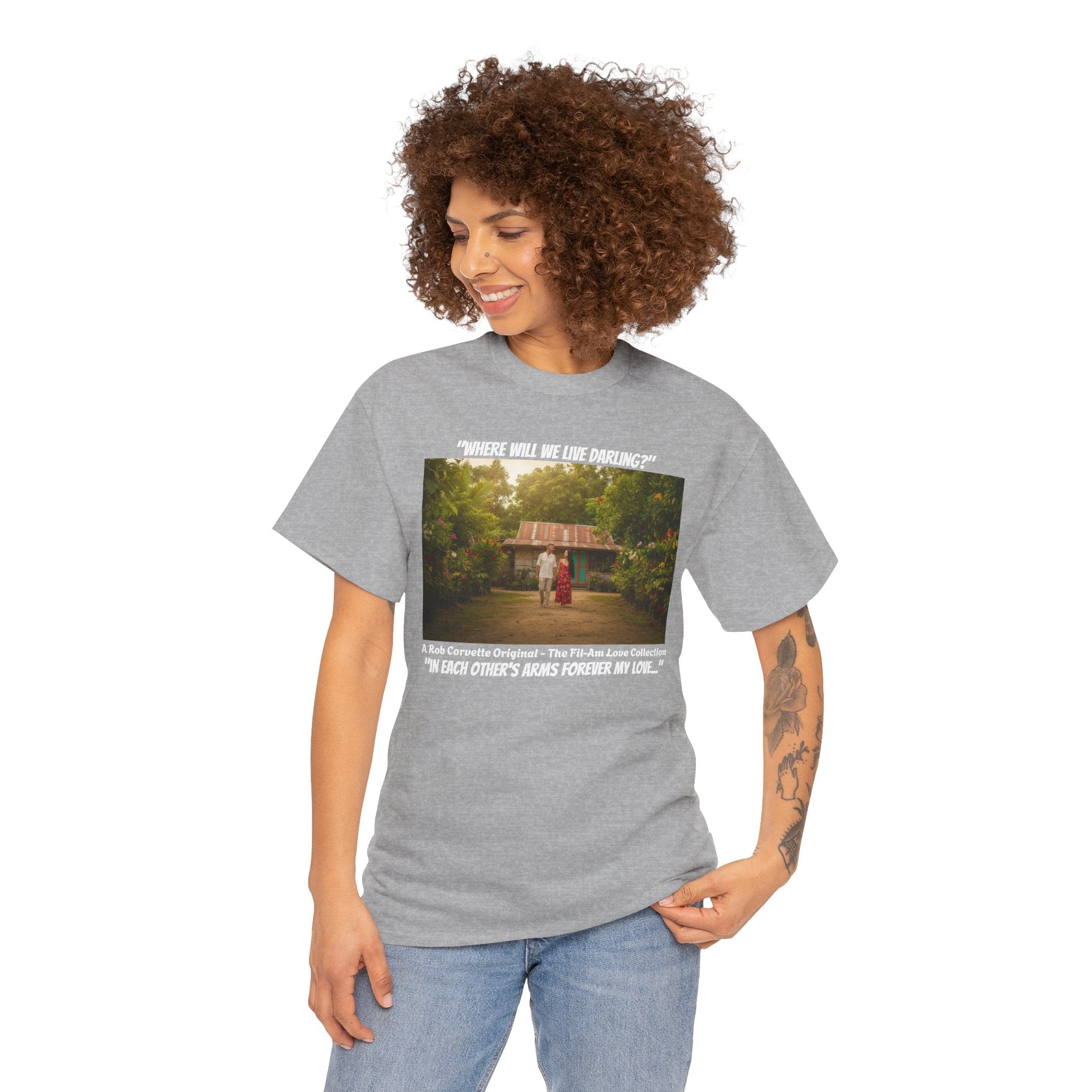 Where Will We Live Darling? Fil-Am Couple Philippines Provinces Shirt, Filipino American Love, Rustic Romance, Couples Gift Tee