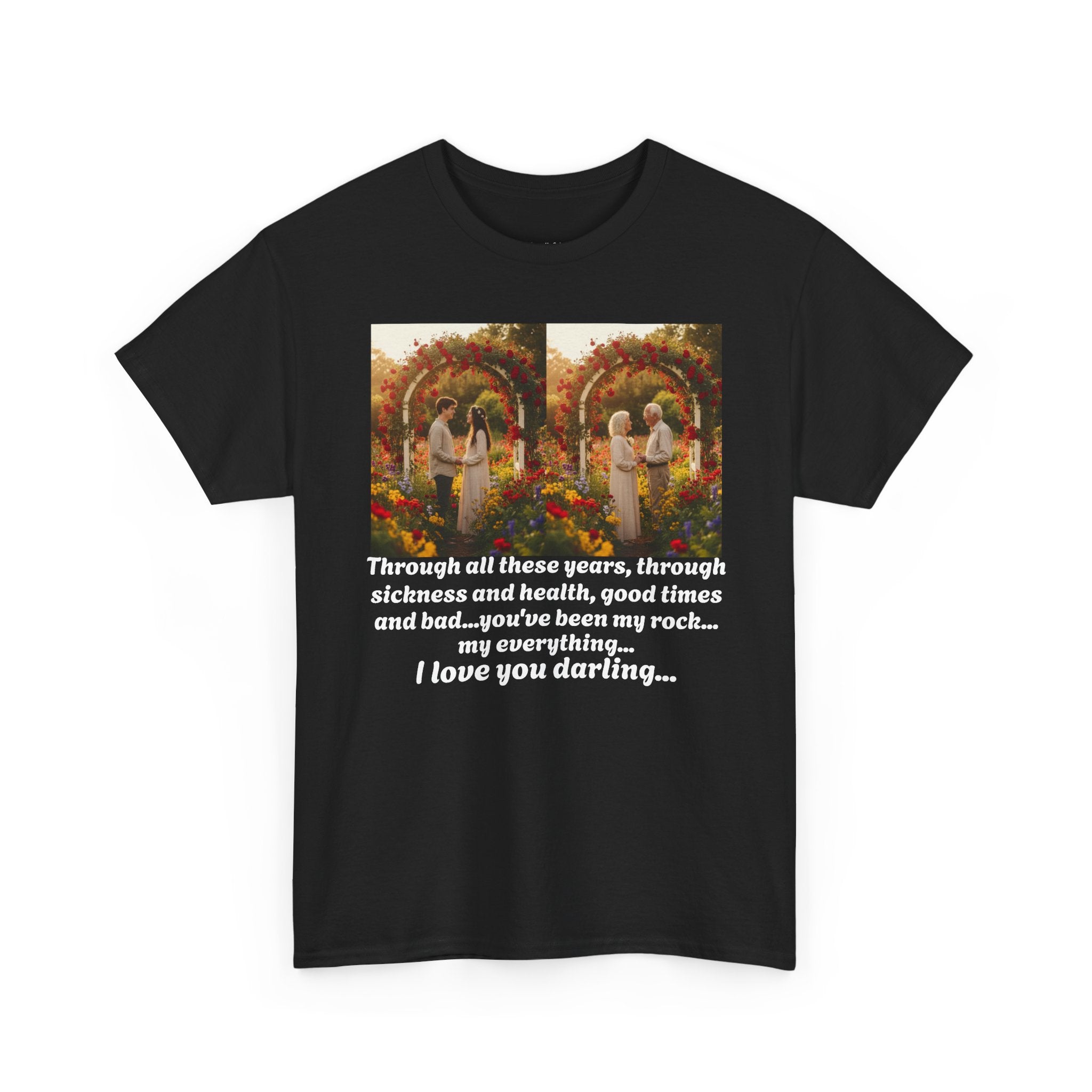 Love Quote Shirt, You've Been My Rock Anniversary Gift, Sickness Health Couples Tee, Wedding Vows Gift, Valentine's Day, I Love You
