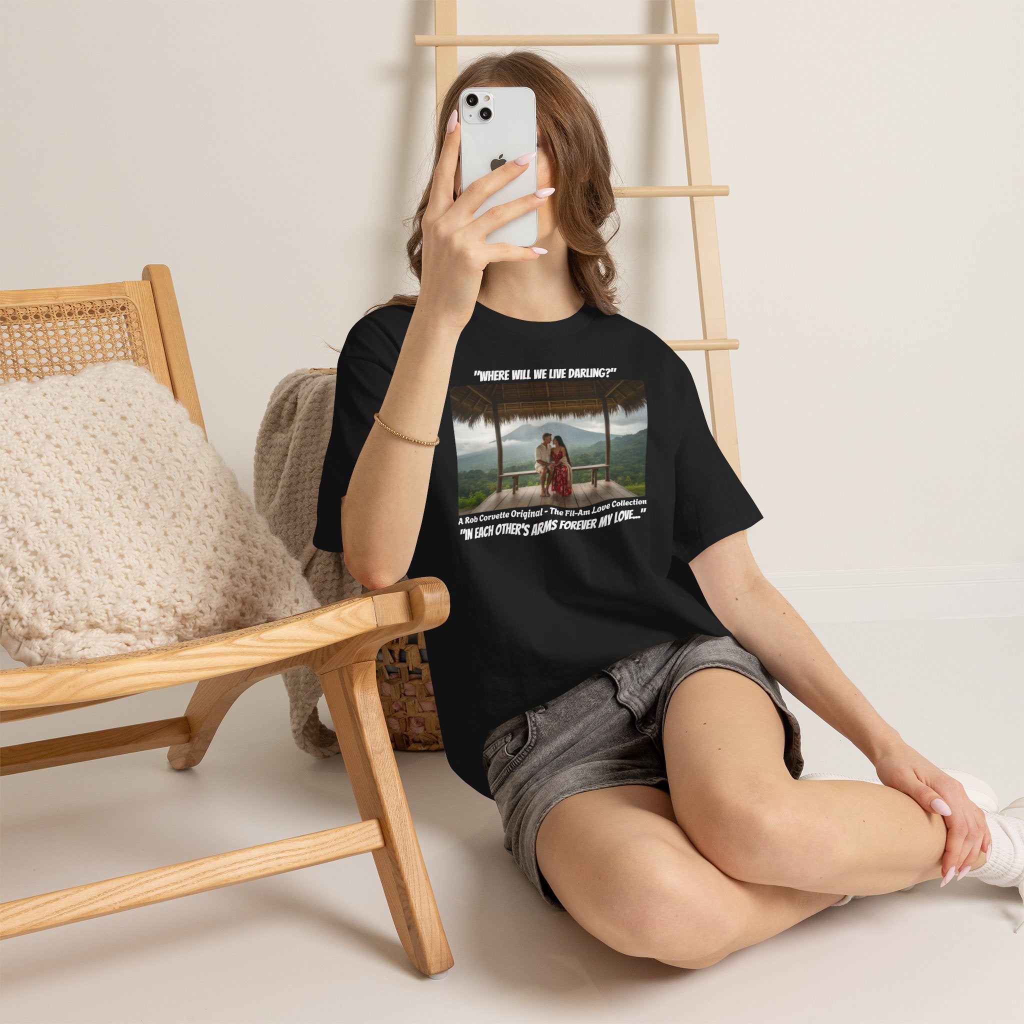 Where Will We Live Darling? Fil-Am Couple Mountain Shirt, Filipino American Love, Philippines Travel, Romantic Couples Gift Tee