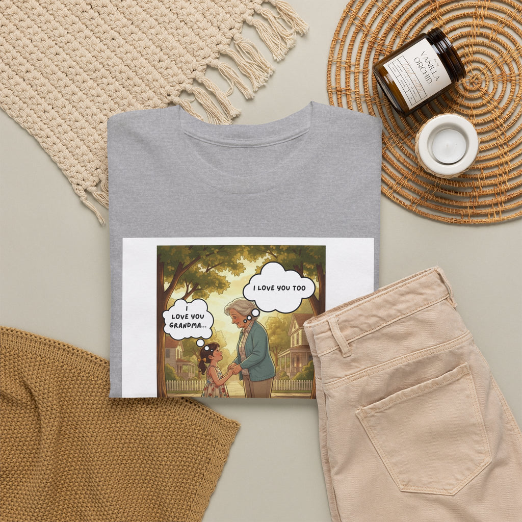 Grandma Collection Bundle | I Love You Grandma Shirts | Grandson & Granddaughter Set | Grandparents Day Gift | Memorial Gift Set