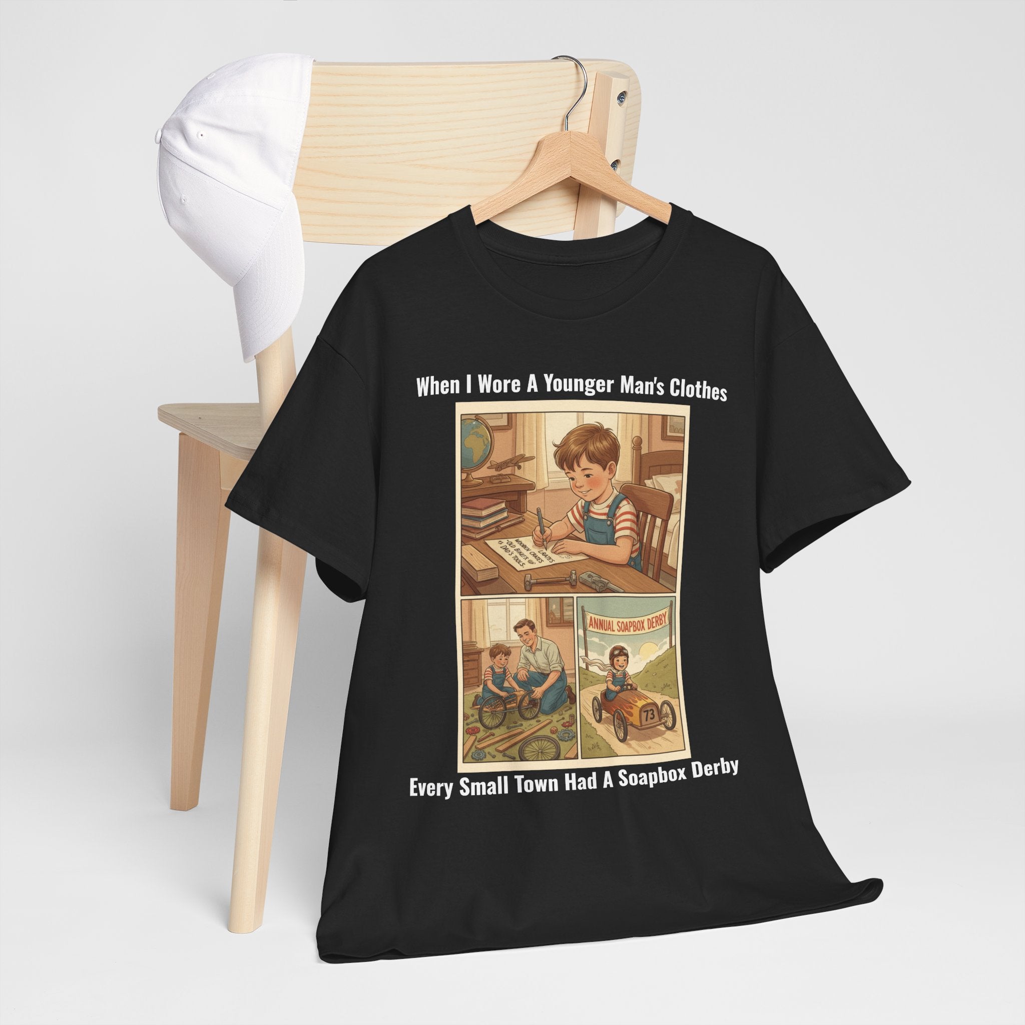 Every Small Town Had A Soapbox Derby - Nostalgia Tee - Gift for Dad - Father's Day