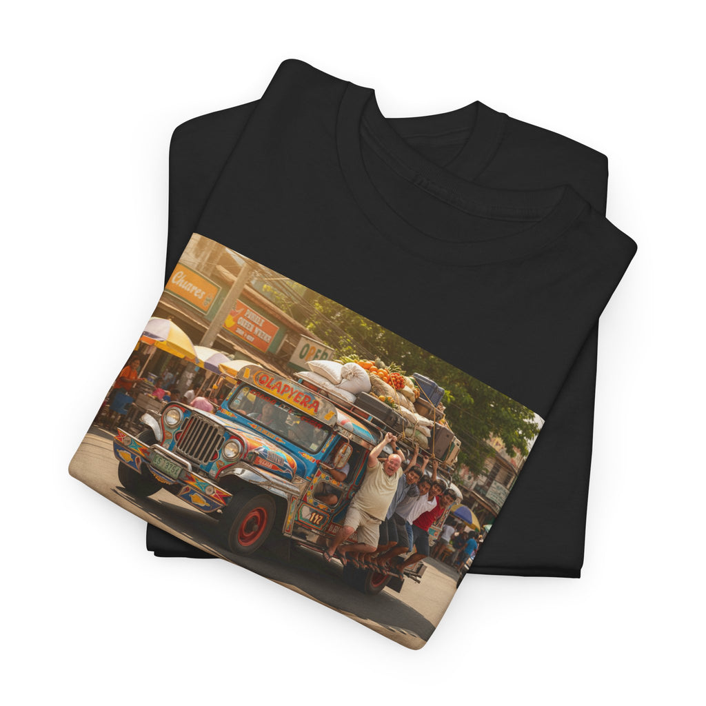 Philippine Jeepney Shirt - Who Needs Mass Transit We Have Jeepneys - Funny Fil-Am Expat Adventure Filipino Travel Graphic Tee Gift For Him