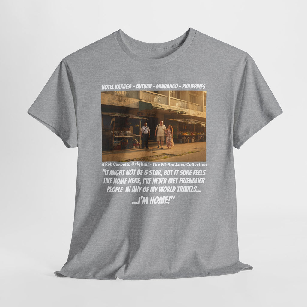 Hotel Karaga Butuan Philippines Fil-Am Shirt, It Feels Like Home, Filipino American Travel Tee, Philippines Adventure Gift, Couples Shirt