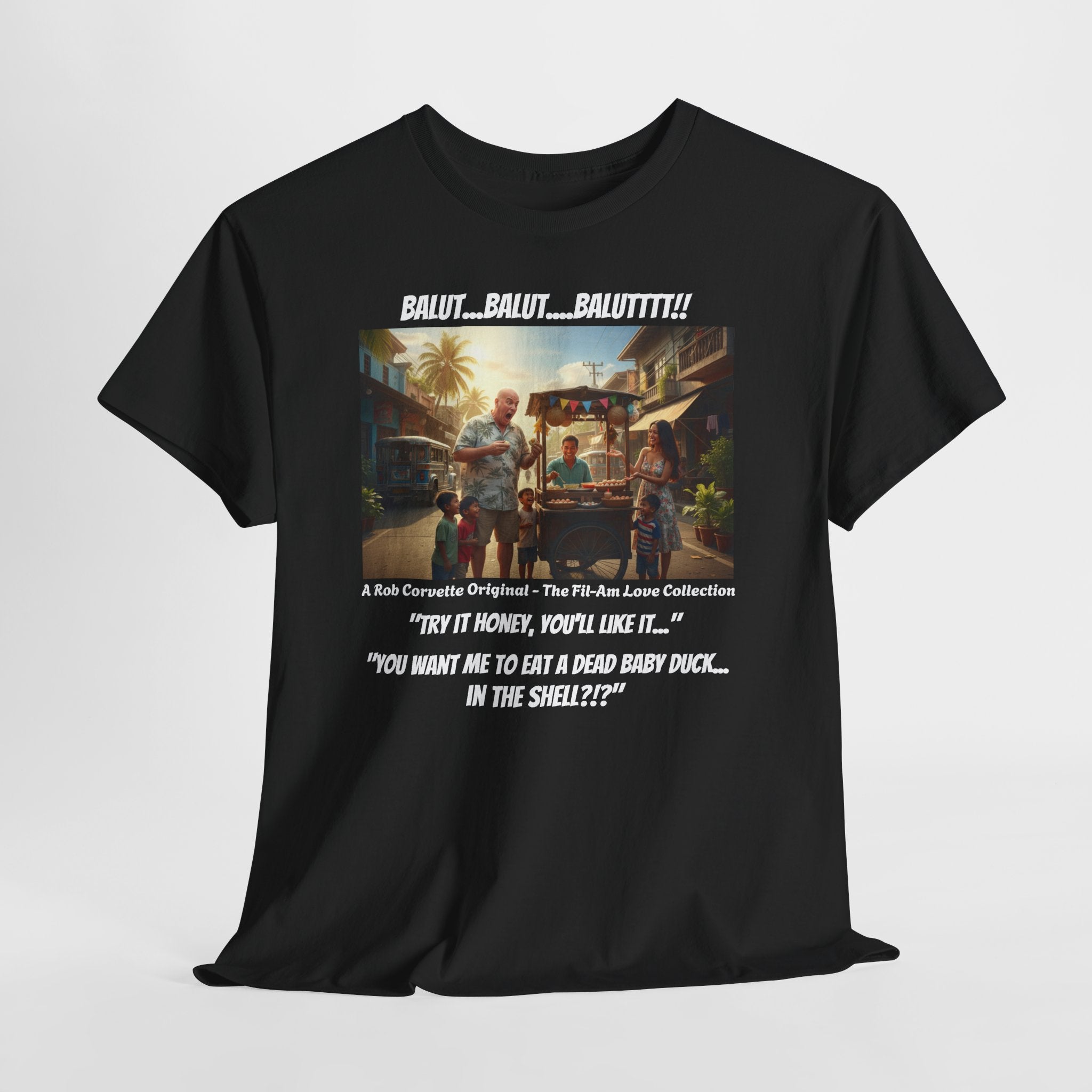 Balut Challenge Fil-Am Couple Shirt, Funny Filipino Street Food Tee, Filipino American Humor, Philippines Travel Gift, Filipina Girlfriend