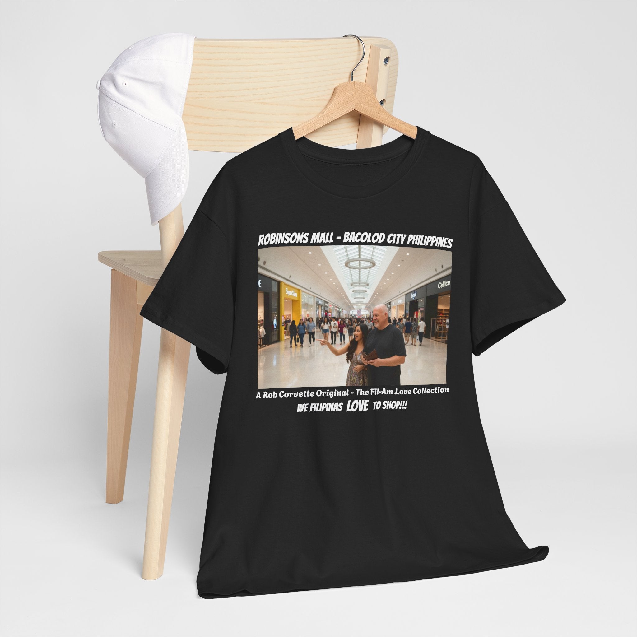 Robinsons Mall Bacolod Philippines Shirt - We Filipinas Love To Shop - Funny Fil-Am Couple Filipino Shopping Humor Graphic Tee Gift For Him