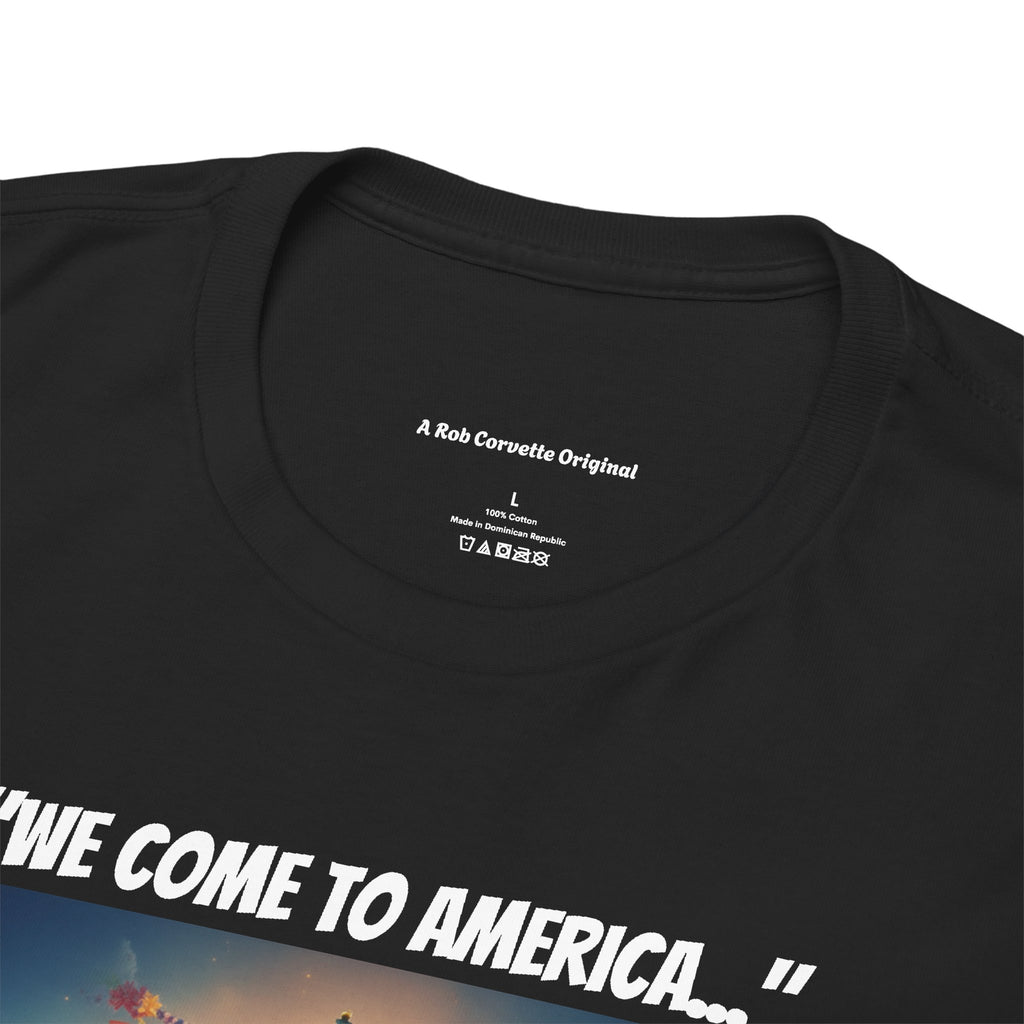 We Come To America But We Never Forget Our Home Shirt - Filipina Immigration Tee - Fil-Am Pride Gift - Statue of Liberty Filipino Shirt