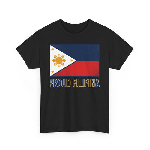 Filipina Flag T-Shirt – "Proud Filipina" Patriotic Tee