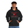 Going To Church Doesn't Make You A Christian Hoodie - Living The Teachings Of Christ Does - Love & Peace Collection - Faith Based Apparel - Christian Gift