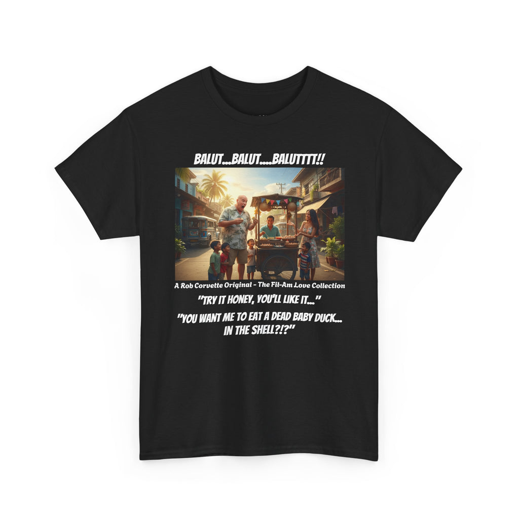 Balut Challenge Fil-Am Couple Shirt, Funny Filipino Street Food Tee, Filipino American Humor, Philippines Travel Gift, Filipina Girlfriend