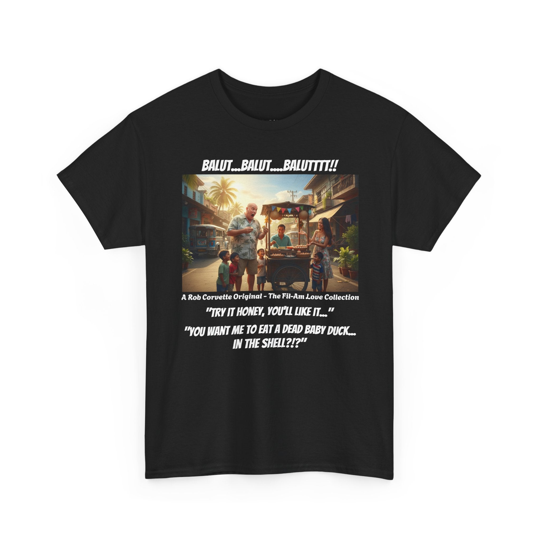 Balut Challenge Fil-Am Couple Shirt, Funny Filipino Street Food Tee, Filipino American Humor, Philippines Travel Gift, Filipina Girlfriend