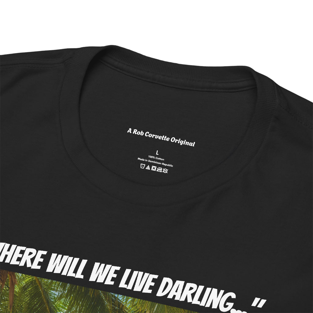 Fil-Am Couple Beach Shirt Where Will We Live Darling, Filipino American Love, Philippines Travel Gift, Romantic Couples Tee For Him Her