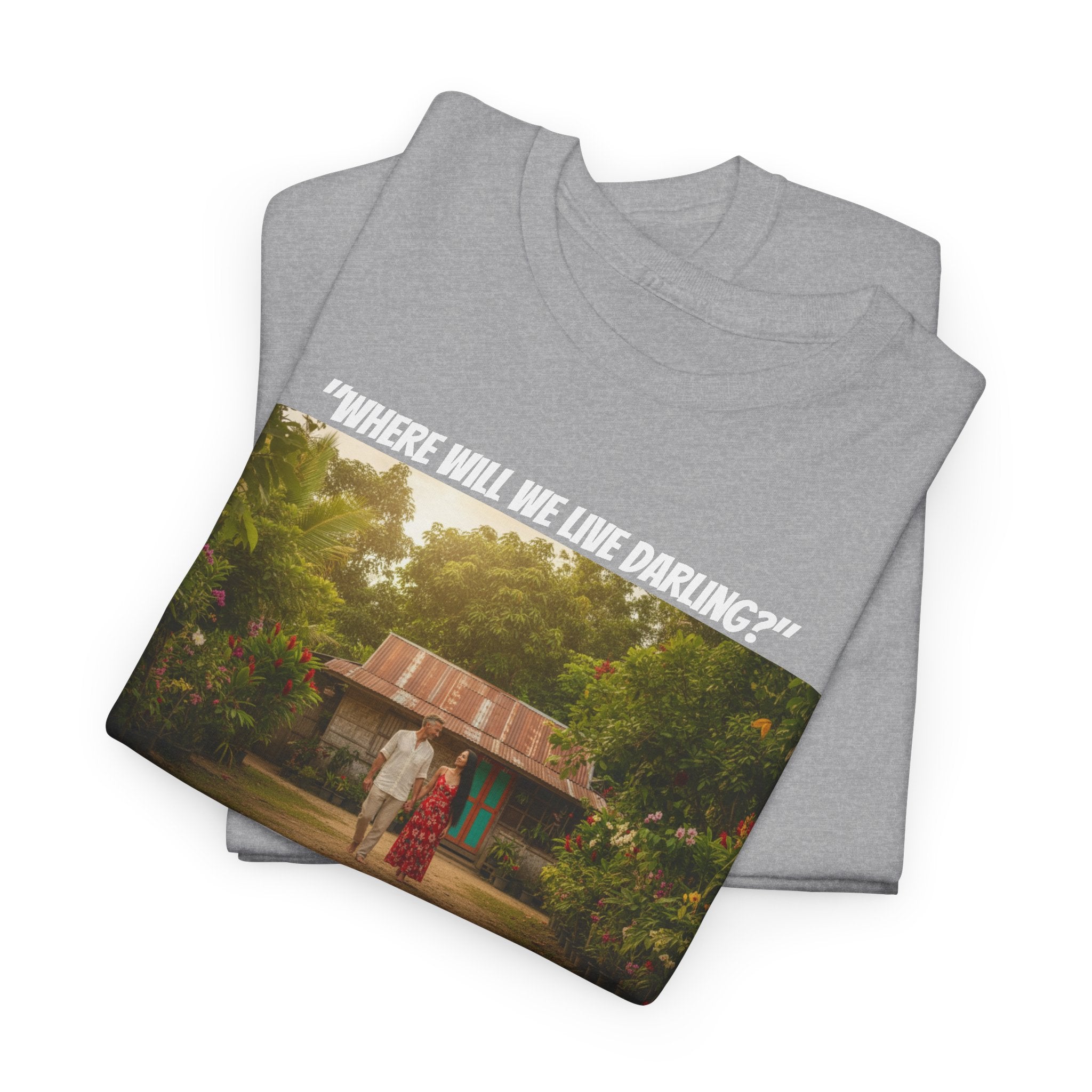 Where Will We Live Darling? Fil-Am Couple Philippines Provinces Shirt, Filipino American Love, Rustic Romance, Couples Gift Tee