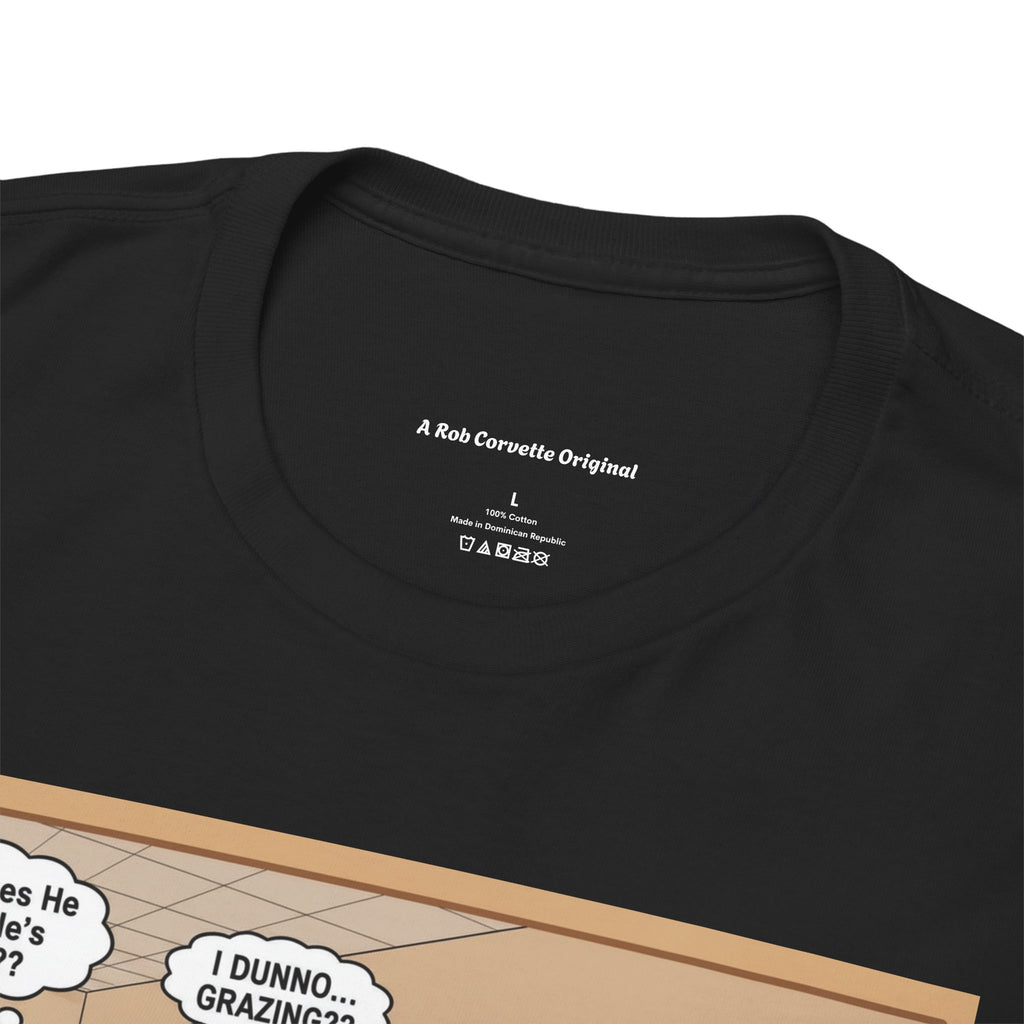 "GRAZING!" Funny Grocery Store T-Shirt | Humorous Walmart Produce Shirt | Relatable Comedy Tee | Unique Gift for Foodies & Shoppers