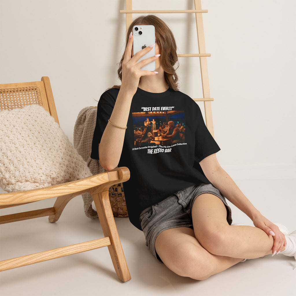 Best Date Ever! | Fil-Am Couple Resto Bar T-Shirt | Filipino American Love | Romantic Night Out | Filipina Girlfriend Gift | Philippines