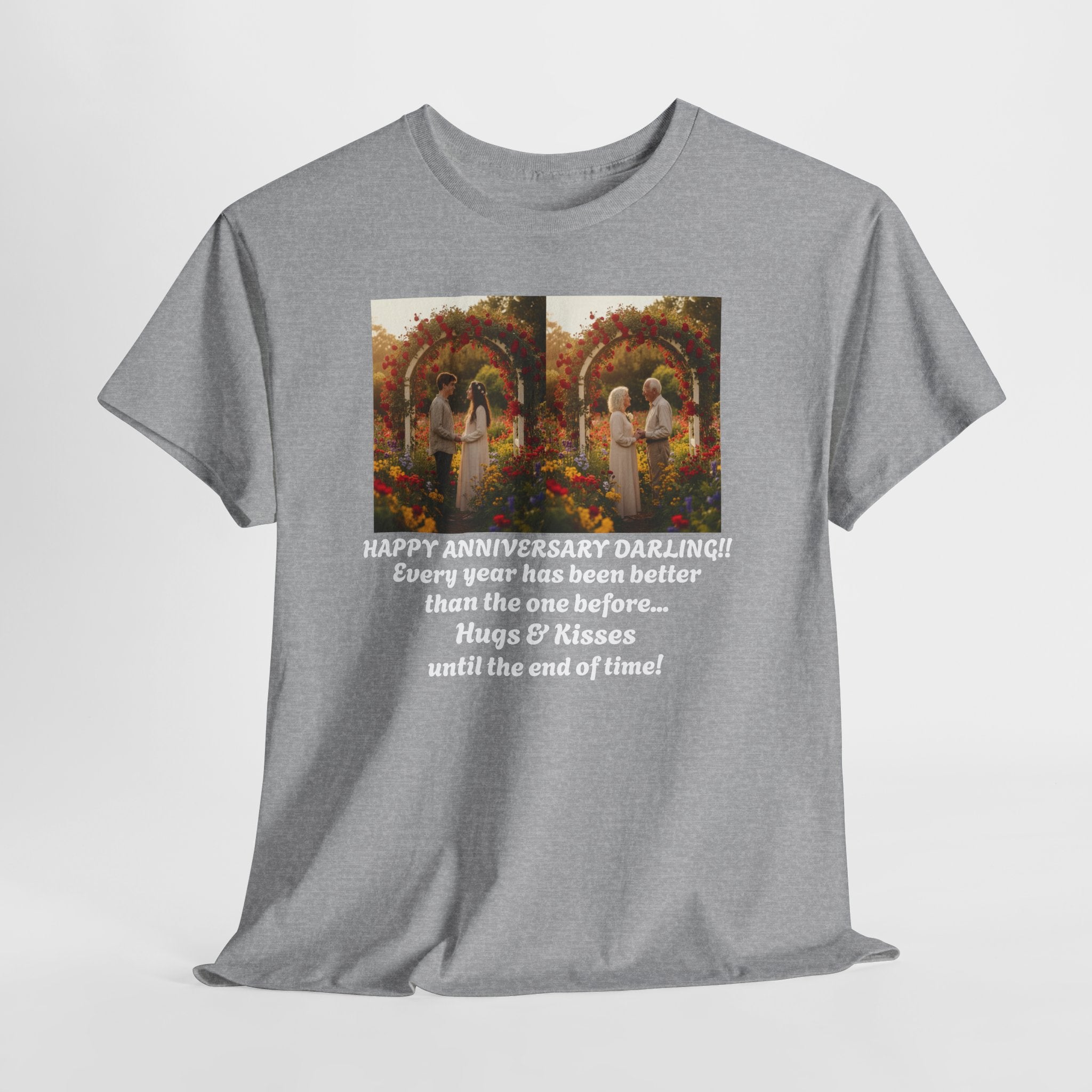 Anniversary Gift Shirt, Happy Anniversary Darling, Every Year Better Than Before, Couples Gift, Wedding Anniversary, Hugs Kisses Forever