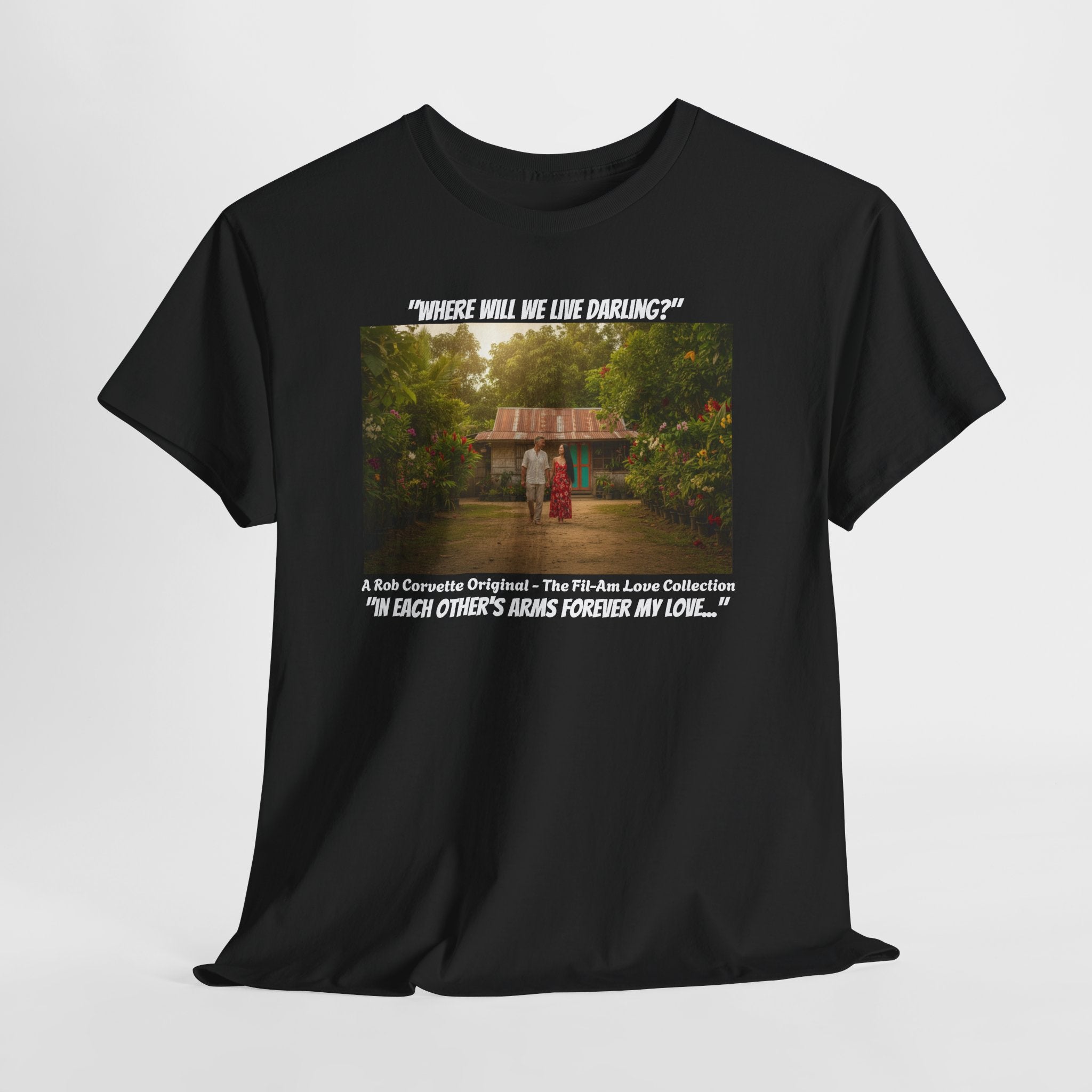 Where Will We Live Darling? Fil-Am Couple Philippines Provinces Shirt, Filipino American Love, Rustic Romance, Couples Gift Tee