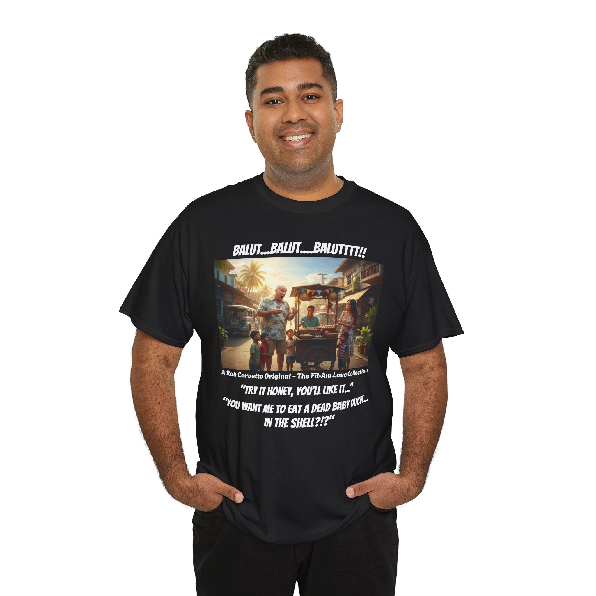 Balut Challenge Fil-Am Couple Shirt, Funny Filipino Street Food Tee, Filipino American Humor, Philippines Travel Gift, Filipina Girlfriend