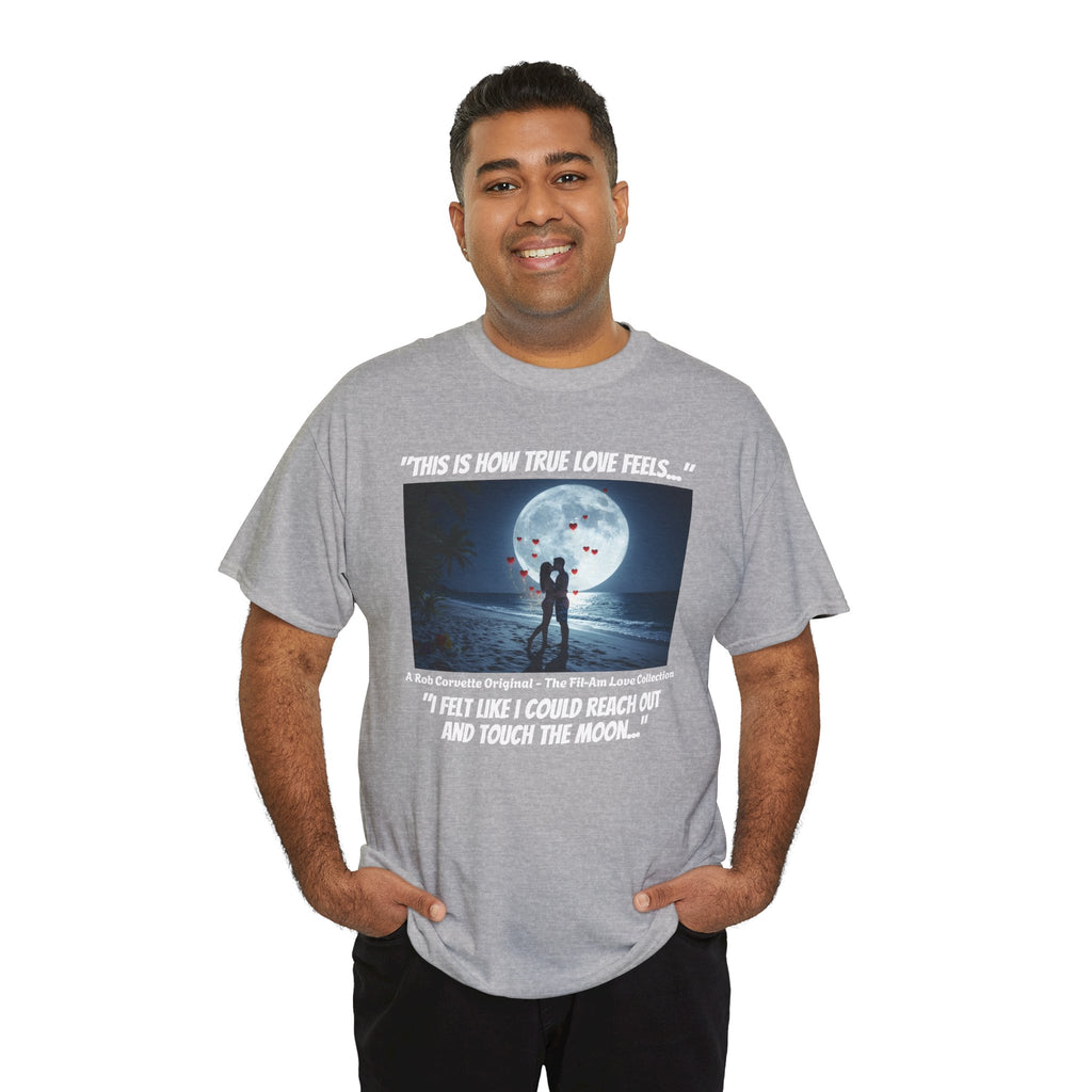 Fil-Am Beach Kiss Shirt - I Felt Like I Could Touch The Moon - Filipina Love Tee - Romantic Couple Gift - Fil-Am Love Collection