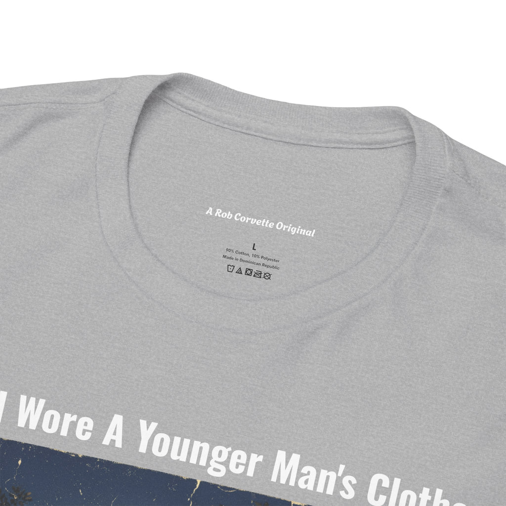 When I Wore A Younger Man's Clothes - Our First Kiss Under The Moonlight - Vintage Nostalgia Tee - Gift for Dad - Father's Day