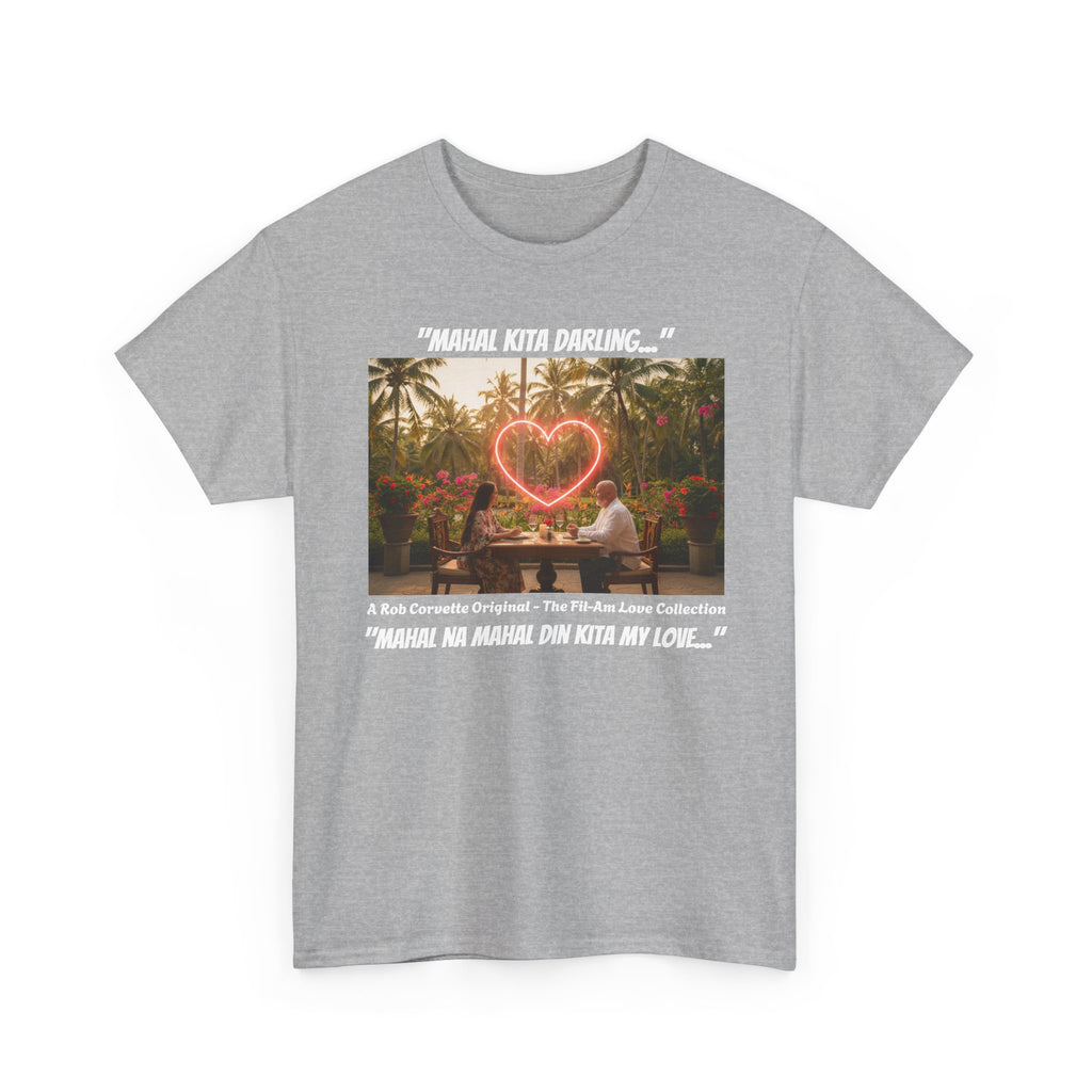 Mahal Kita Darling Fil-Am Couple Shirt, Filipino American Love, Tagalog Love Tee, Philippines Romance Gift, Filipina Girlfriend Couples Tee