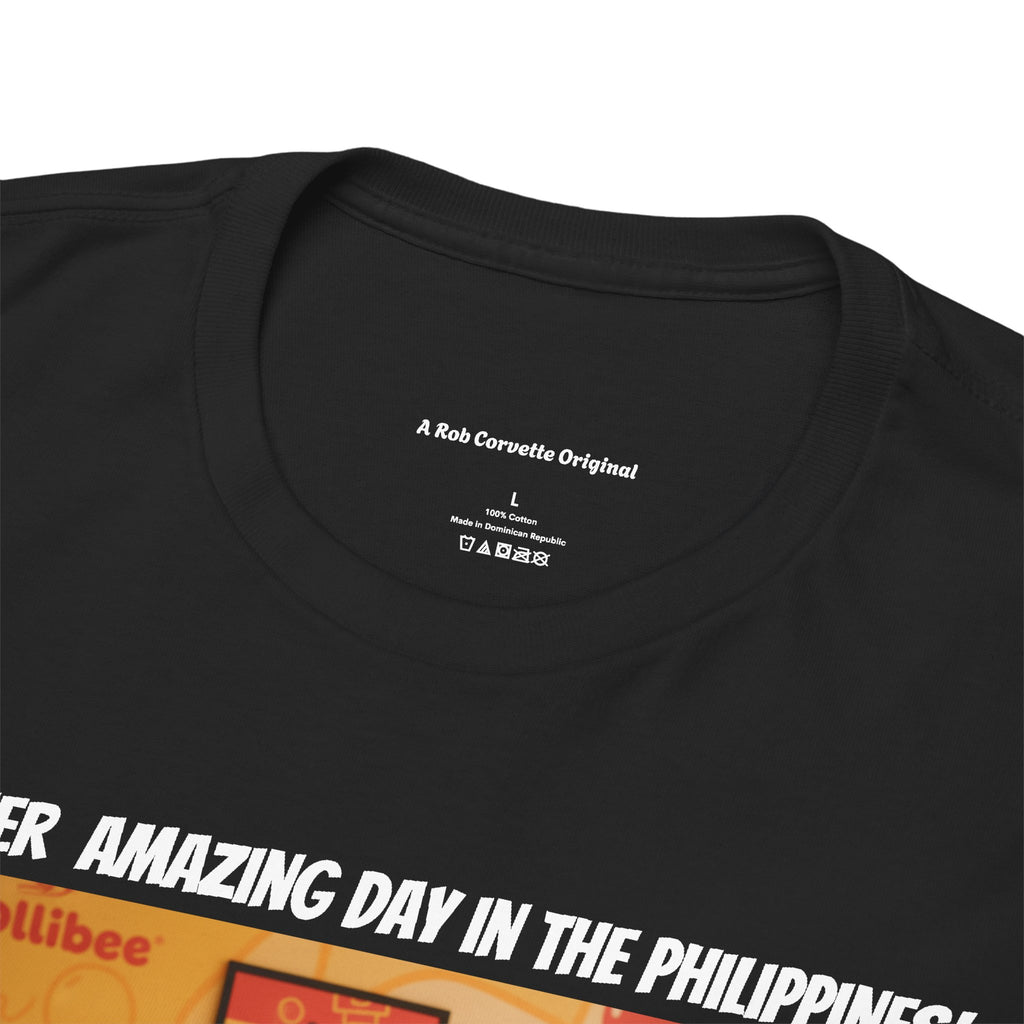 Fil-Am Couple Jollibee Shirt - Another Amazing Day In The Philippines - Funny Filipino American Love Graphic Tee Gift