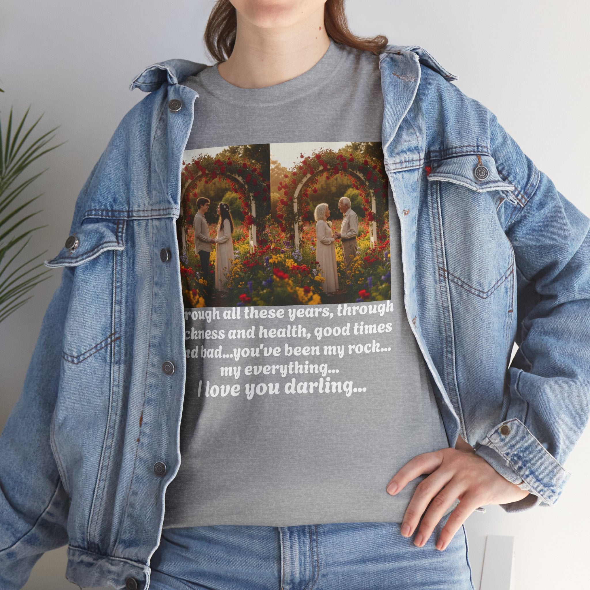 Love Quote Shirt, You've Been My Rock Anniversary Gift, Sickness Health Couples Tee, Wedding Vows Gift, Valentine's Day, I Love You