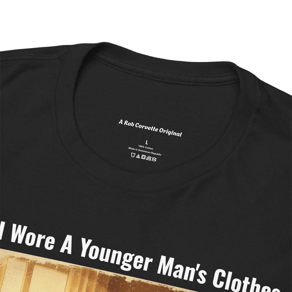 When I Wore A Younger Man's Clothes - Dad Read The Sunday Paper - Vintage Nostalgia Tee - Gift for Dad - Father's Day