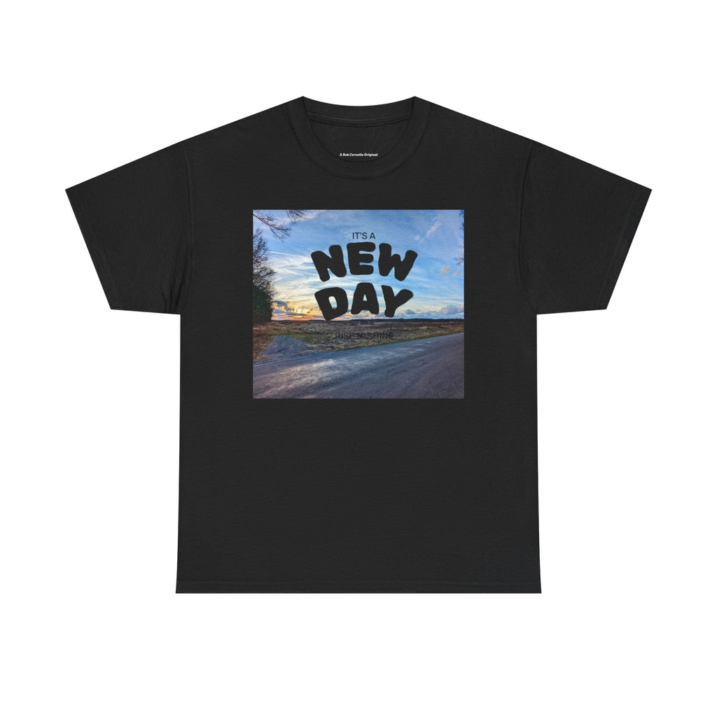 New Day Sunrise T-Shirt — Inspirational Beach Graphic Tee