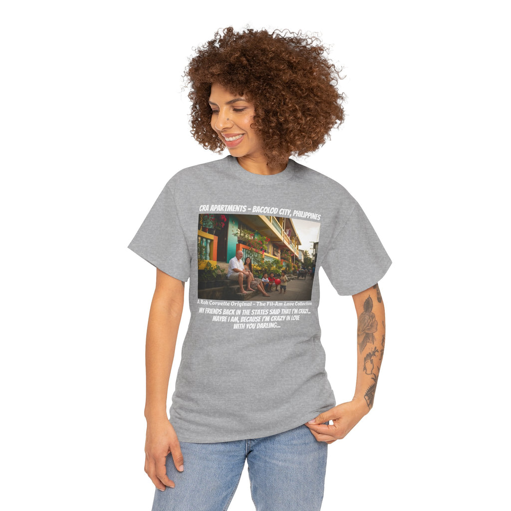 Philippines Expat Life Shirt - My Friends Said I Was Crazy Maybe I Am Because Im Crazy In Love With You - Funny Fil-Am Couple Love Tee Gift