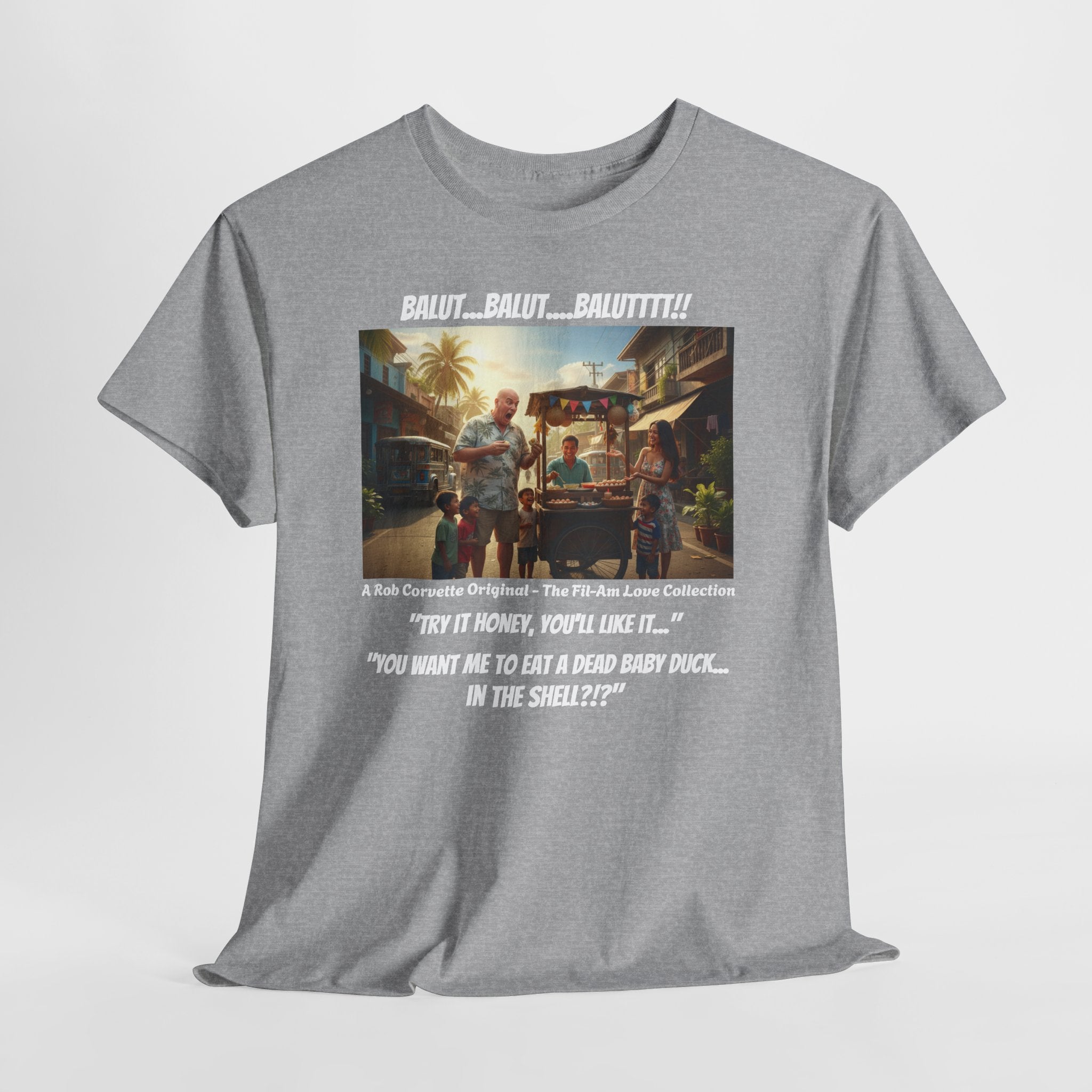 Balut Challenge Fil-Am Couple Shirt, Funny Filipino Street Food Tee, Filipino American Humor, Philippines Travel Gift, Filipina Girlfriend