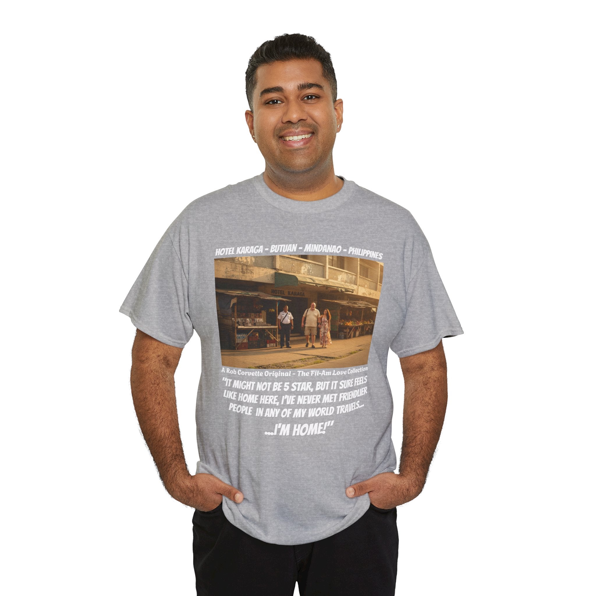 Hotel Karaga Butuan Philippines Fil-Am Shirt, It Feels Like Home, Filipino American Travel Tee, Philippines Adventure Gift, Couples Shirt