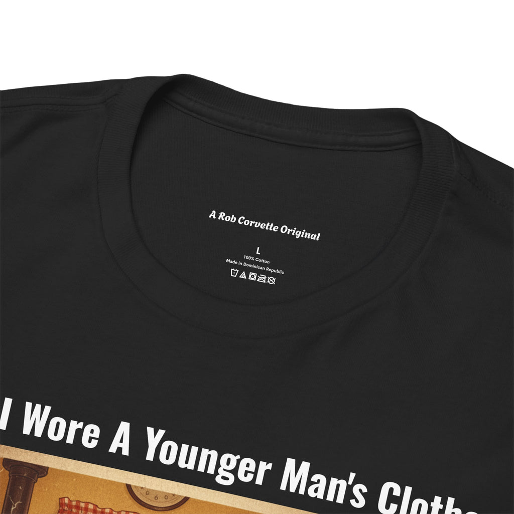 When I Wore A Younger Man's Clothes - Grandma's Kitchen Always Smelled Like Apple Pie And Cookies - Vintage Nostalgia Tee - Gift for Dad - Father's Day
