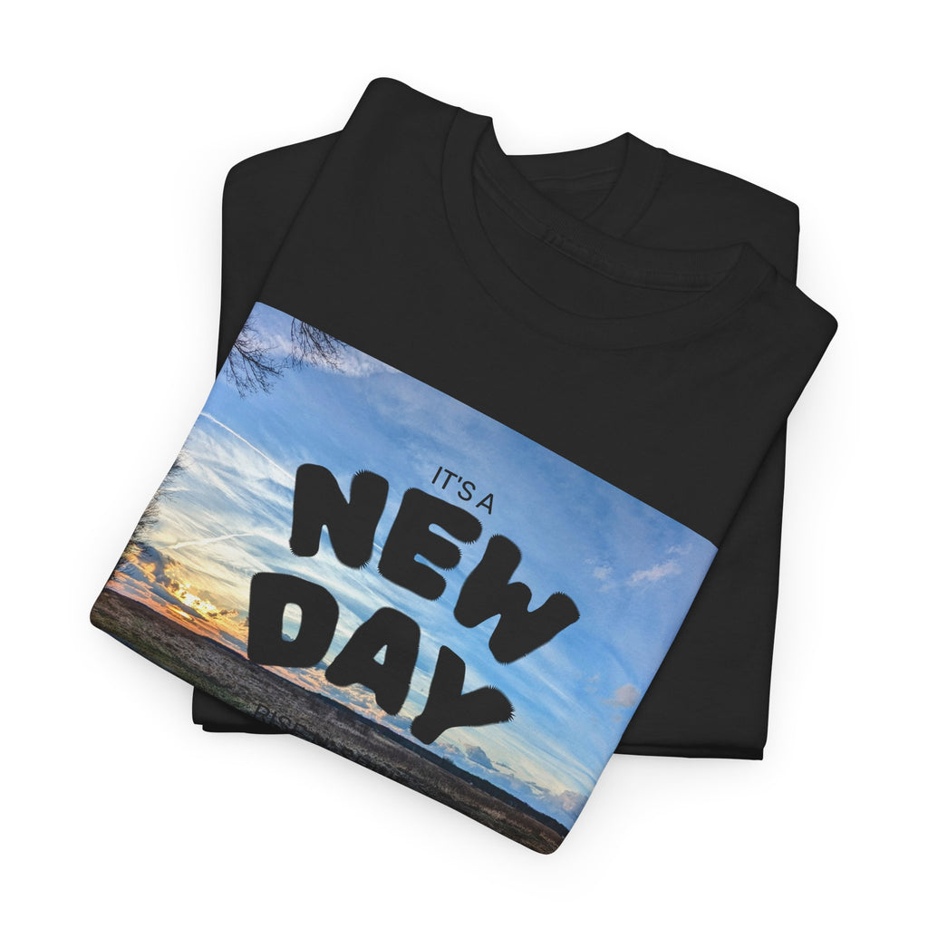 New Day Sunrise T-Shirt — Inspirational Beach Graphic Tee