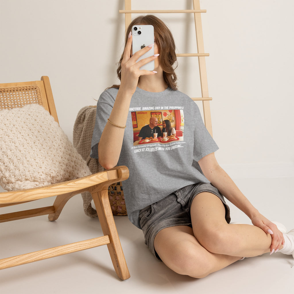 Fil-Am Couple Jollibee Shirt - Another Amazing Day In The Philippines - Funny Filipino American Love Graphic Tee Gift