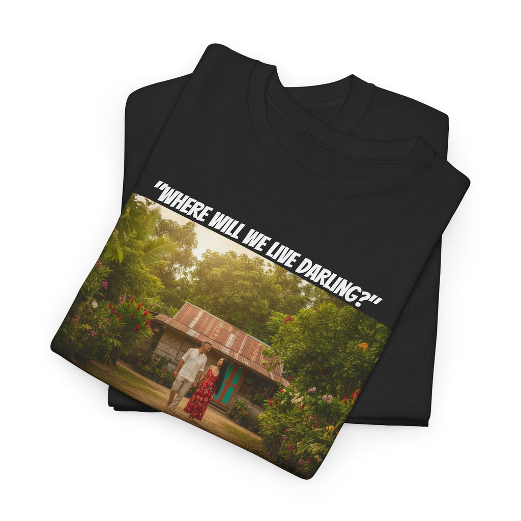 Where Will We Live Darling? Fil-Am Couple Philippines Provinces Shirt, Filipino American Love, Rustic Romance, Couples Gift Tee