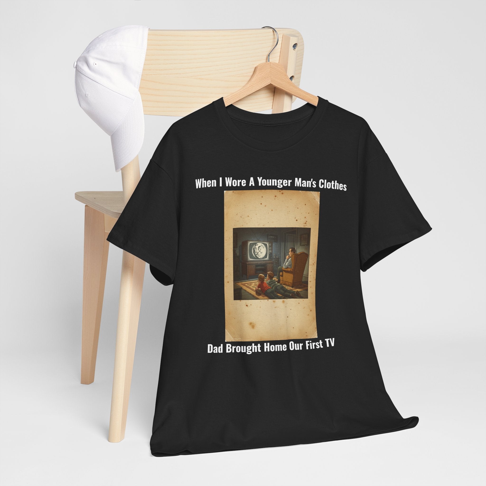Dad Brought Home Our First TV - Nostalgia Tee - Gift for Dad - Father's Day Gift