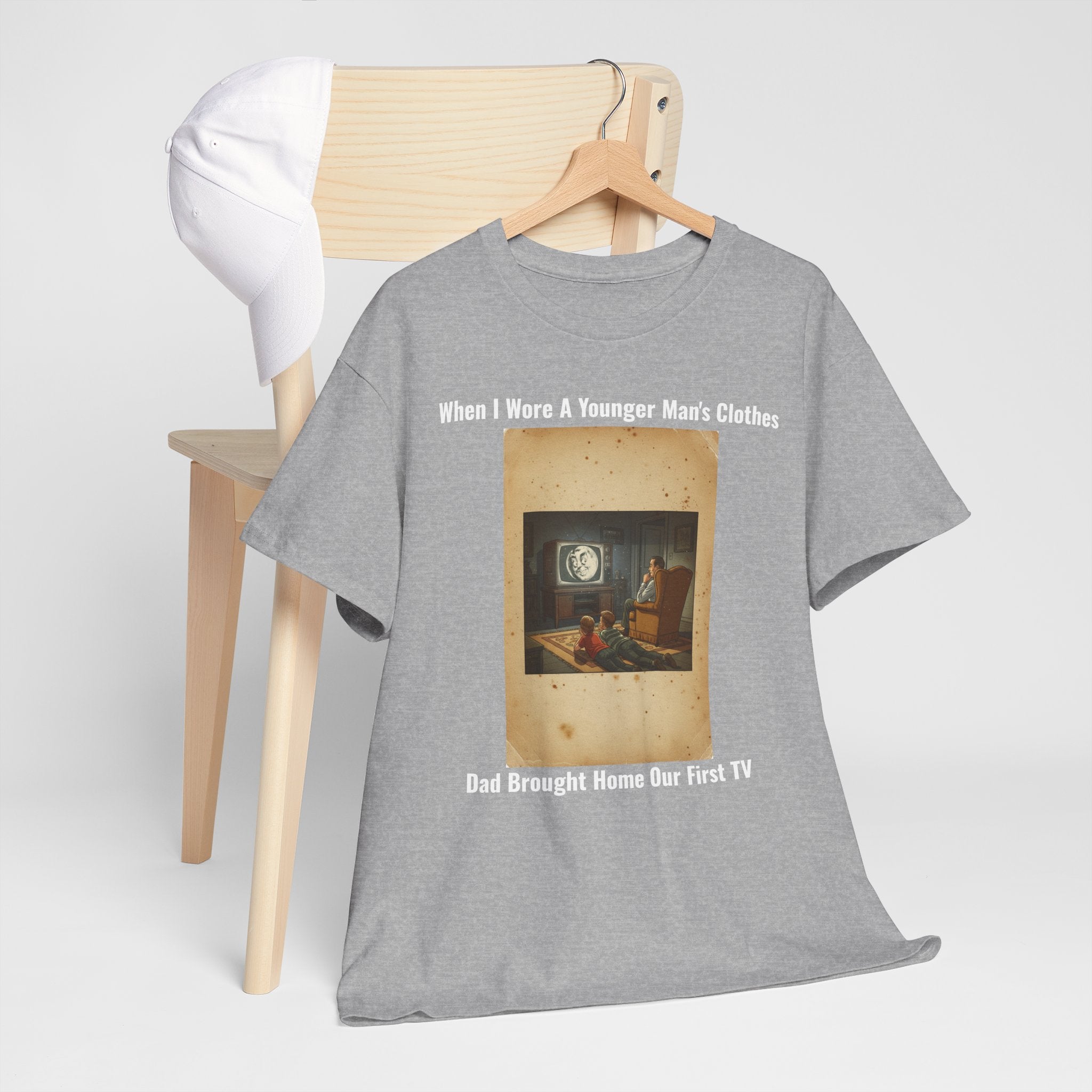 Dad Brought Home Our First TV - Nostalgia Tee - Gift for Dad - Father's Day Gift