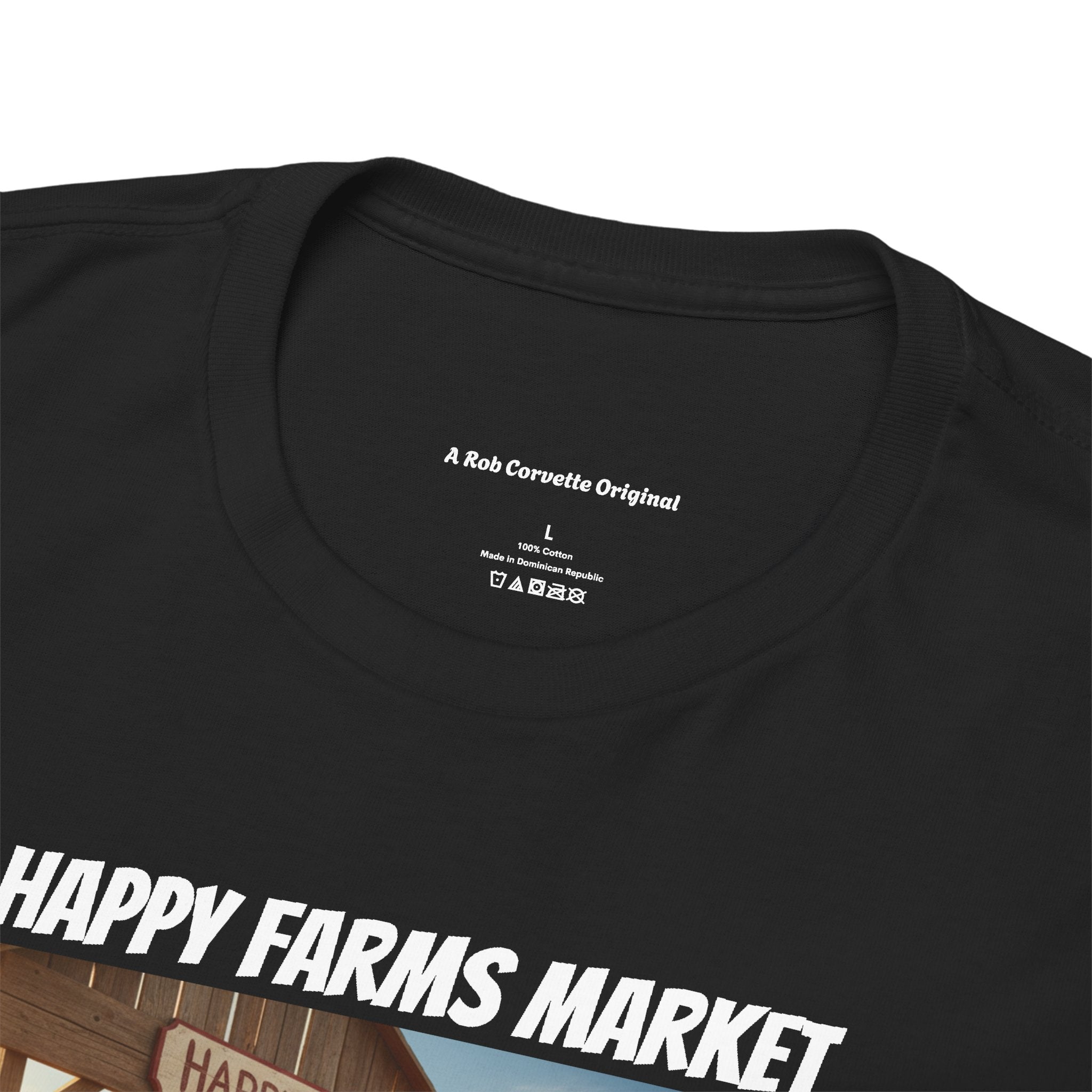 Happy Farms Market Shirt - Providing Healthy Organic Foods To Your Community - Life Like It Used To Be - Happy Farm Collection Homestead Tee