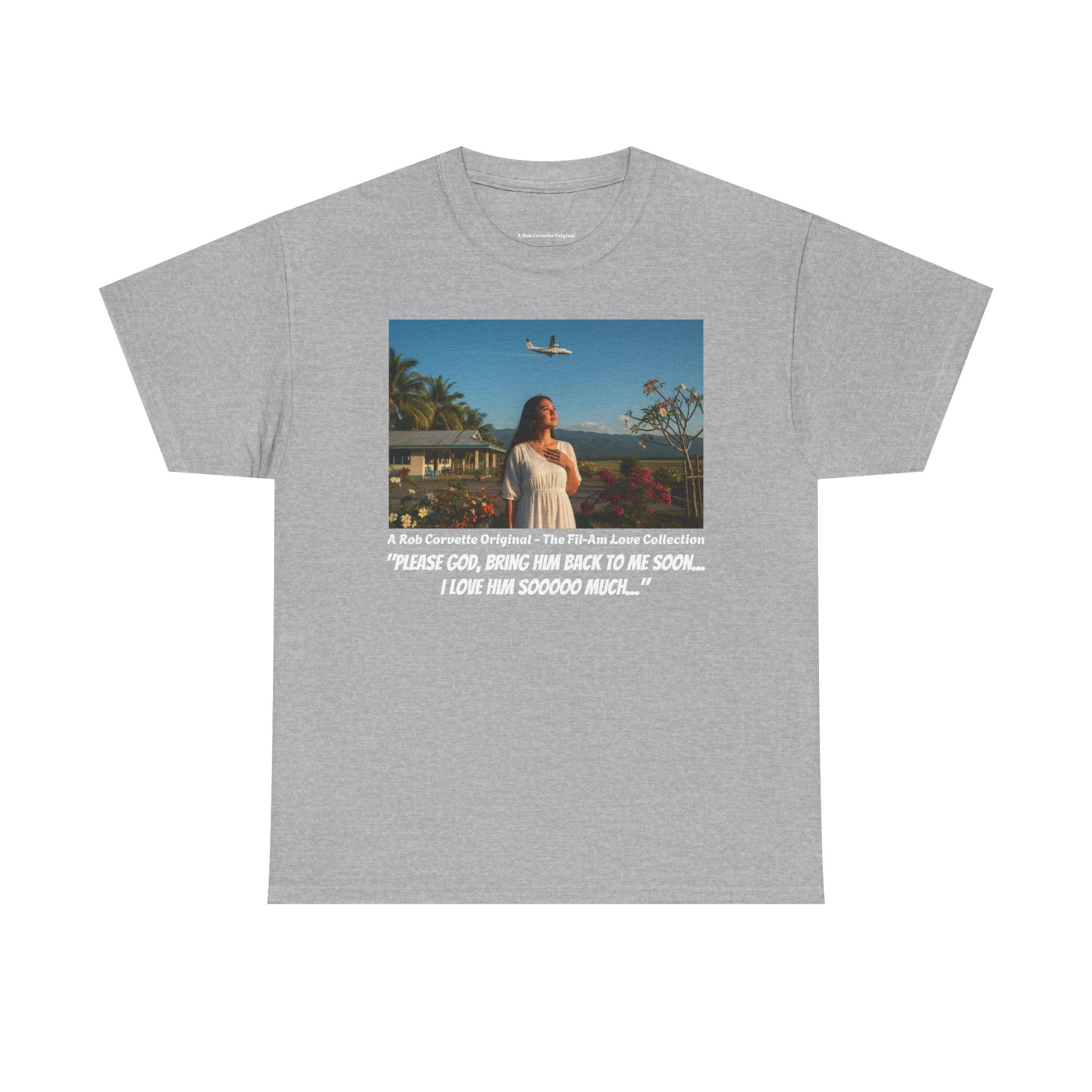Filipina Waiting At Airport Shirt - Please God Bring Him Back - Fil-Am Love Collection - Filipina Gift - Long Distance Love Shirt