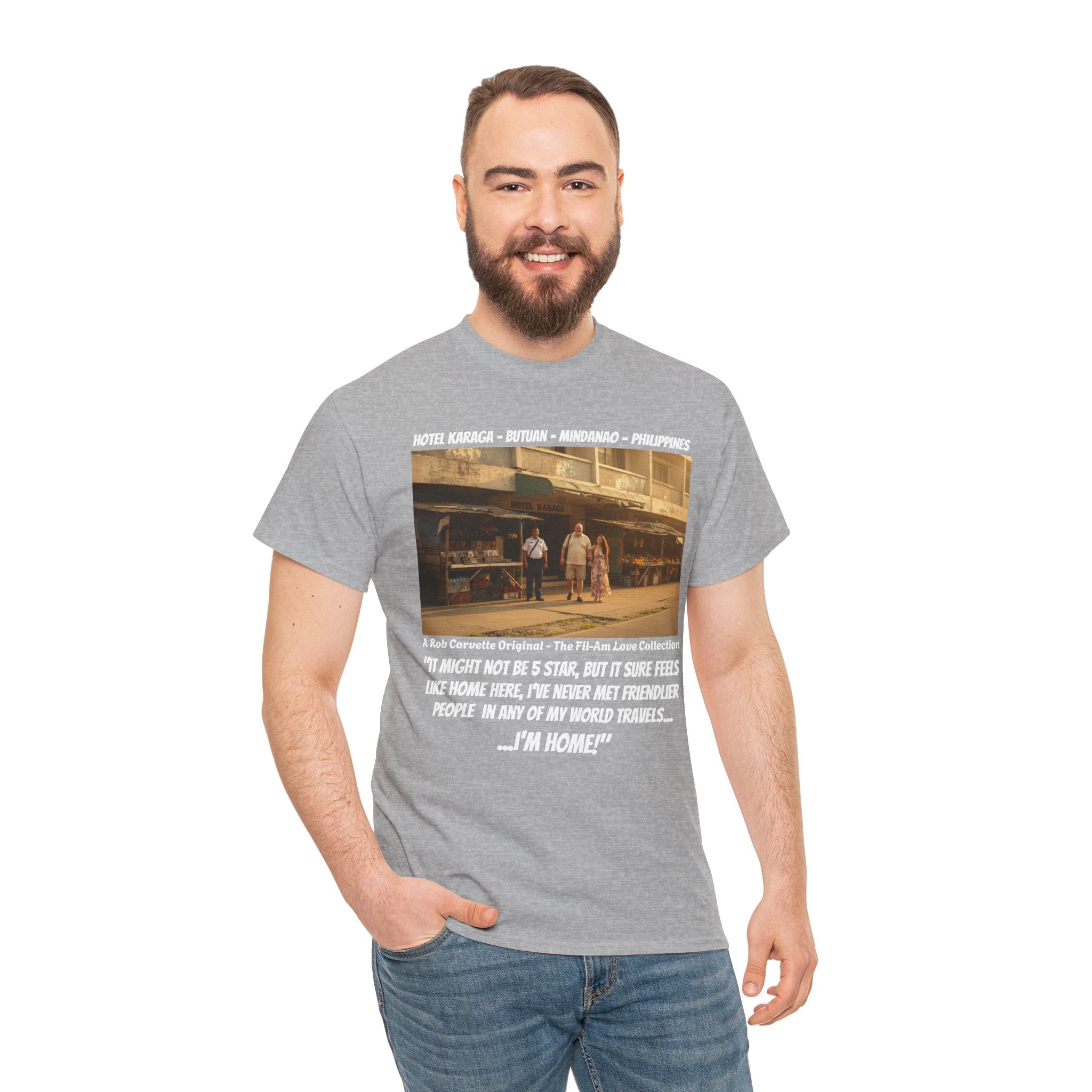 Hotel Karaga Butuan Philippines Fil-Am Shirt, It Feels Like Home, Filipino American Travel Tee, Philippines Adventure Gift, Couples Shirt