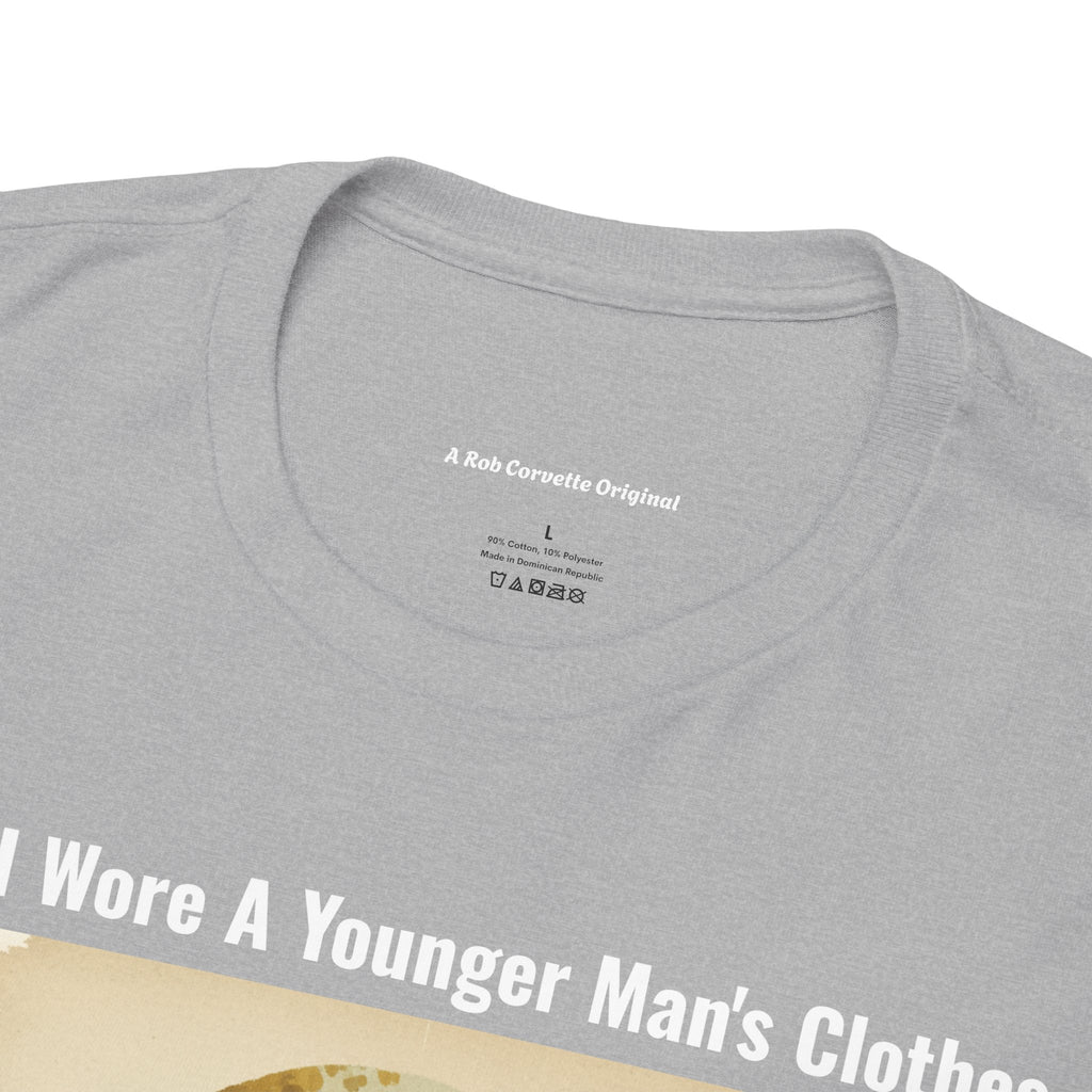 When I Wore A Younger Man's Clothes - Baseball Cards In The Spokes - Vintage Nostalgia Tee - Gift for Dad - Father's Day