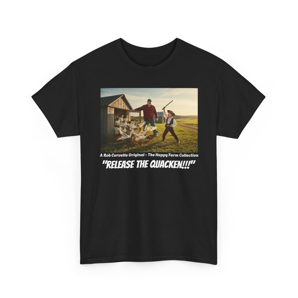 Release The Quacken Shirt - Funny Duck Farmer Tee - Pirate Humor Gift - Farm Life Funny Shirt - Humorous Duck Lover Gift