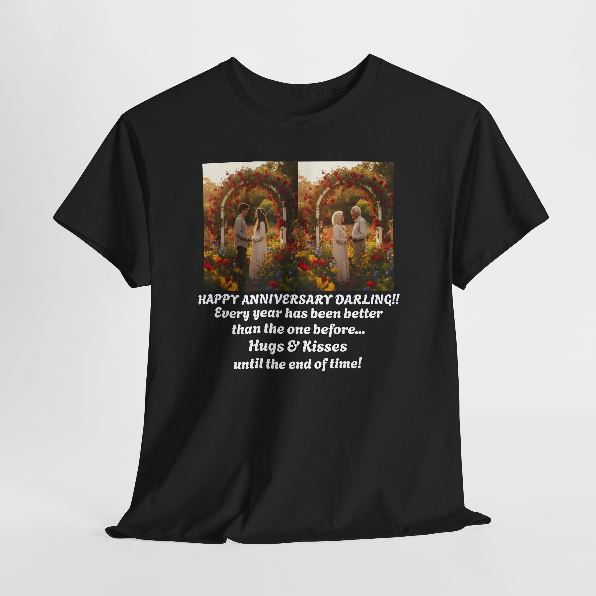 Anniversary Gift Shirt, Happy Anniversary Darling, Every Year Better Than Before, Couples Gift, Wedding Anniversary, Hugs Kisses Forever