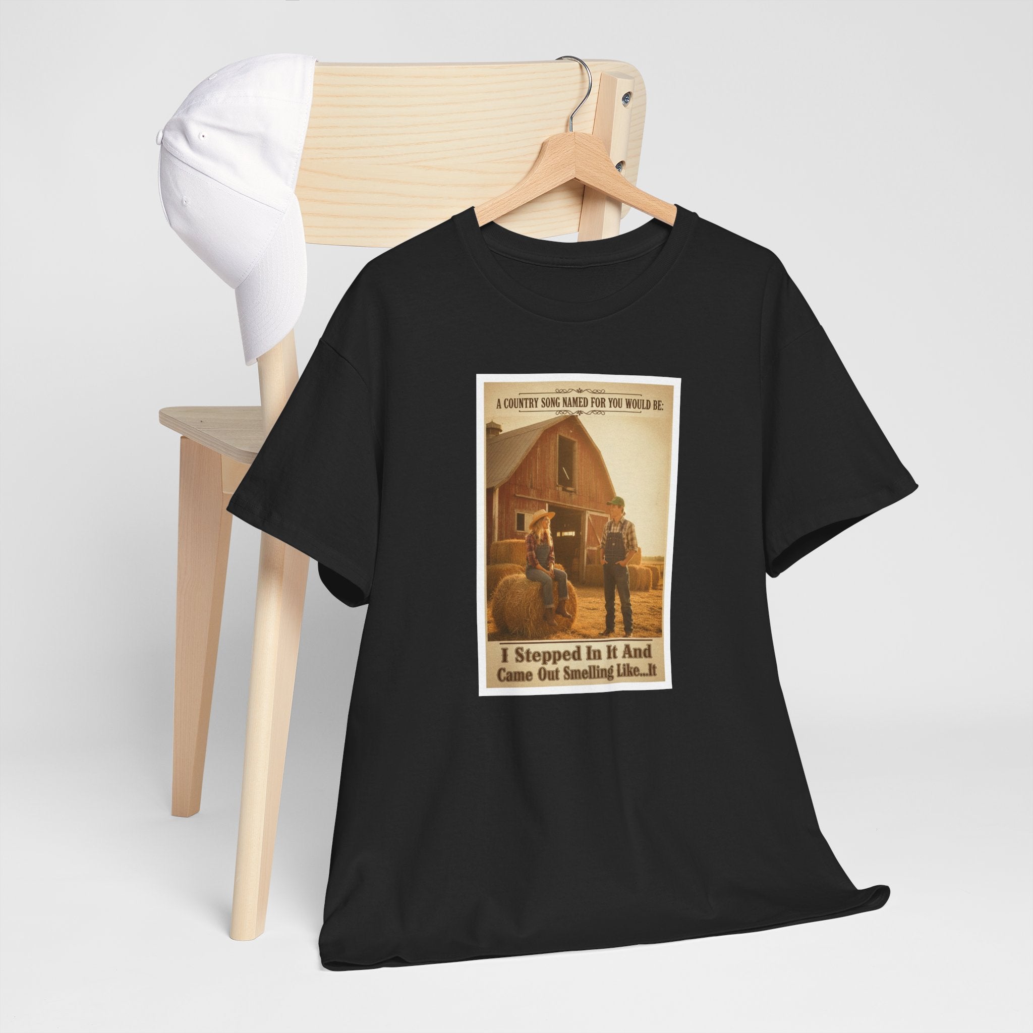 Funny Sarcastic T-Shirt | I Stepped In Shit And Came Out Smelling Like Shit | Humor Tee | Anti-Motivational Shirt | Funny Gift For Him Her