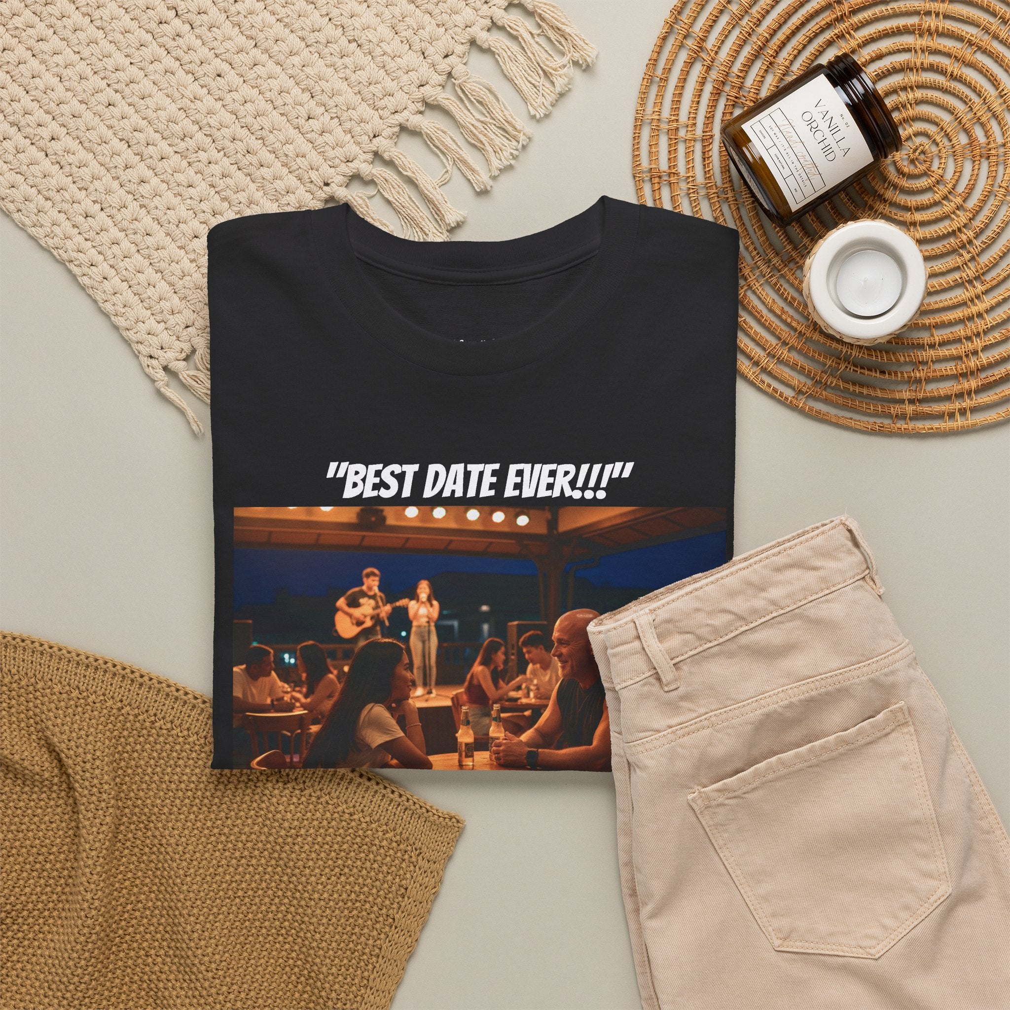 Best Date Ever! | Fil-Am Couple Resto Bar T-Shirt | Filipino American Love | Romantic Night Out | Filipina Girlfriend Gift | Philippines